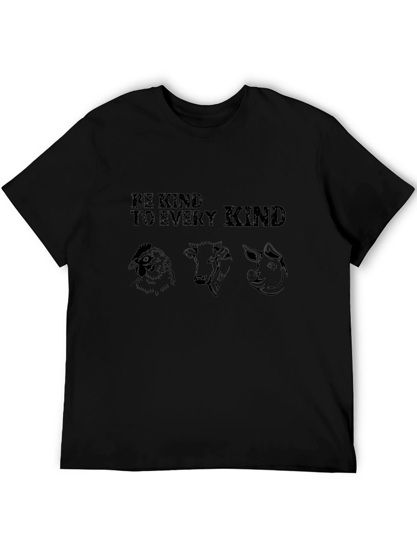 Be Kind Vegan T-Shirt: Animal Lover Tee