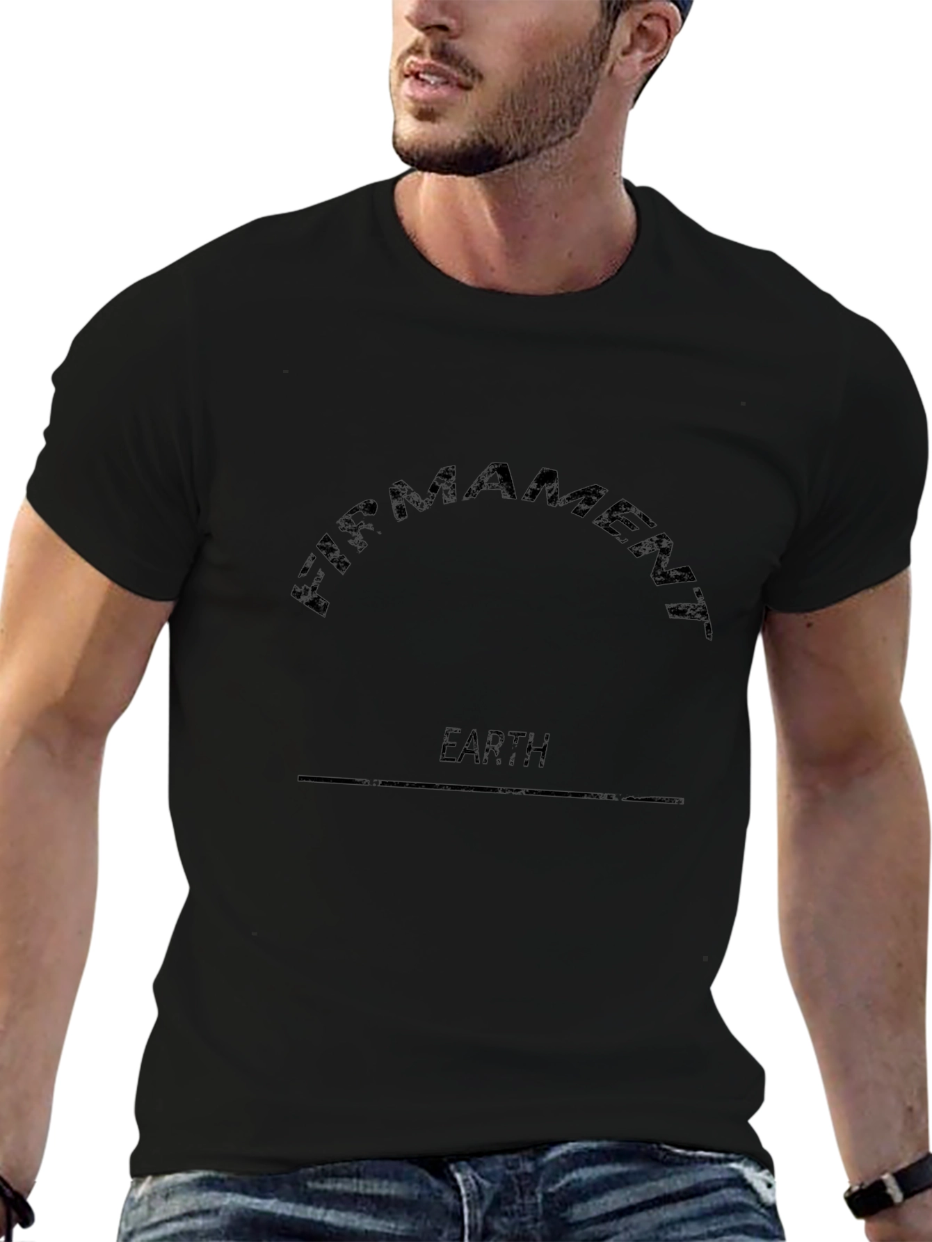 Firmament Earth Black T-Shirt