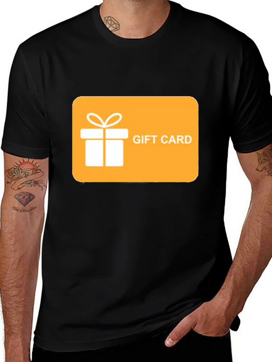 Gift Card Tee - Unique Graphic Design