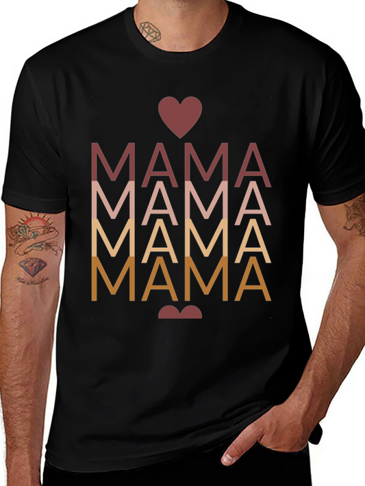 Mama Heart Graphic Tee - Stylish Mothers Day Gift