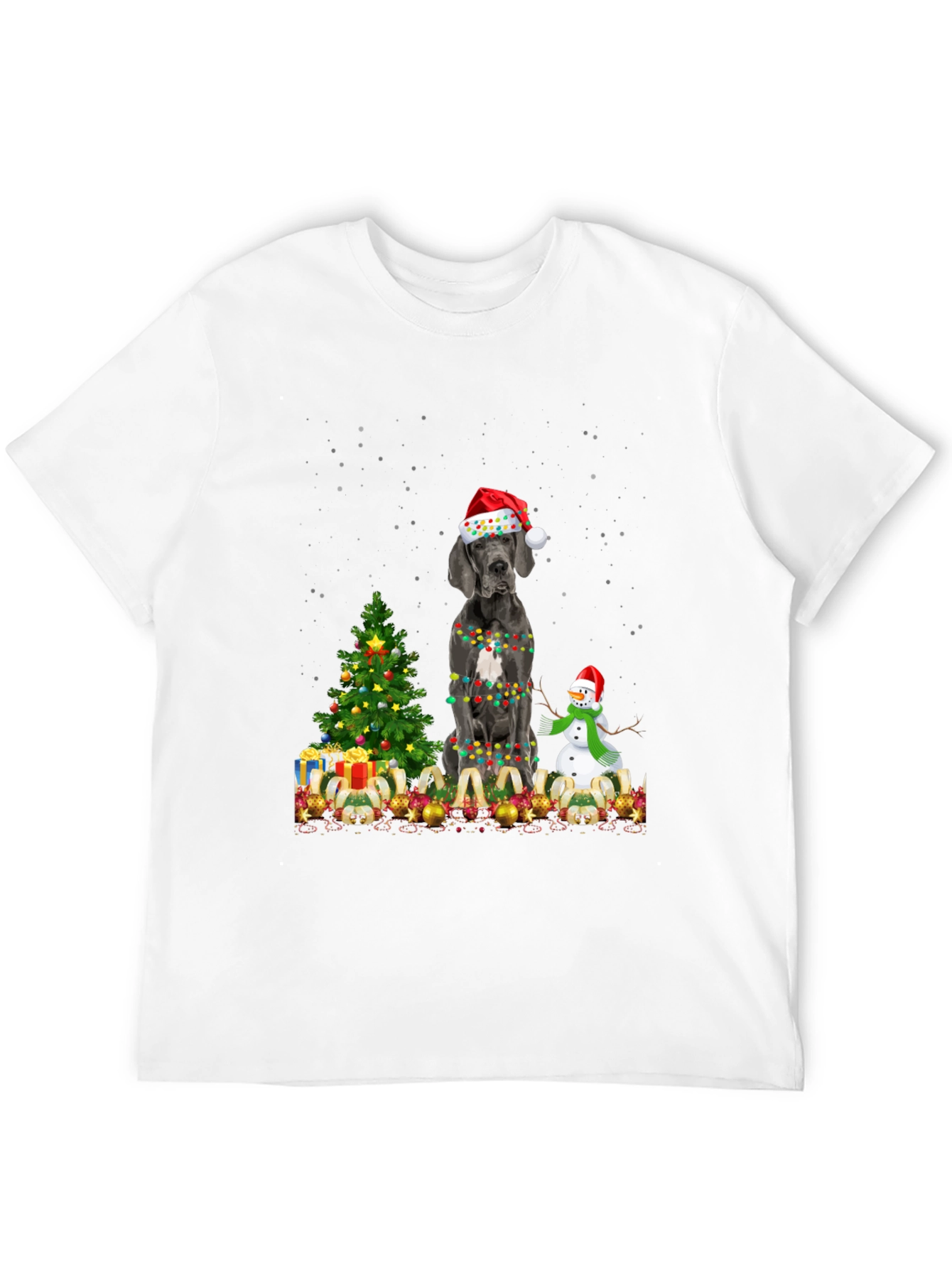 Festive Dog Christmas T-Shirt