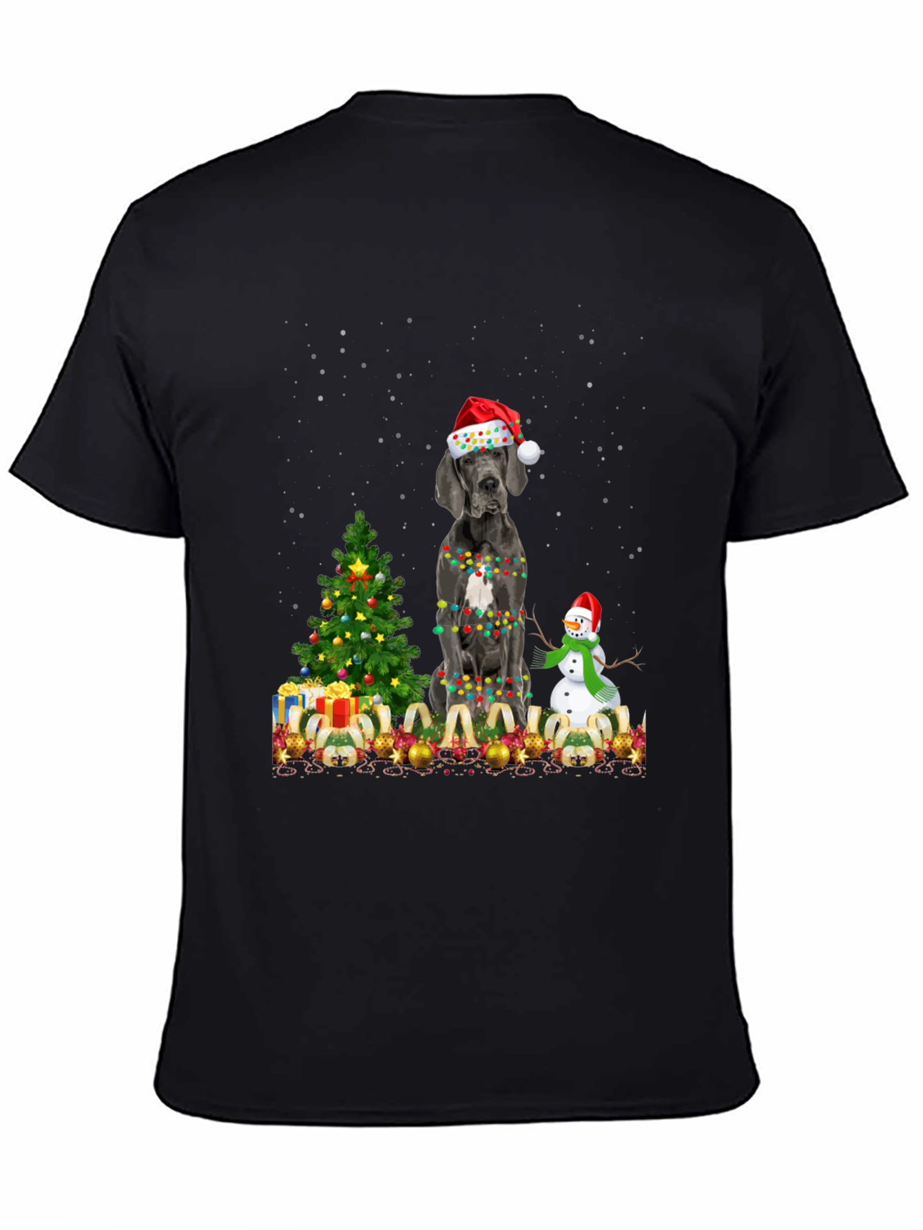 Festive Dog Christmas T-Shirt