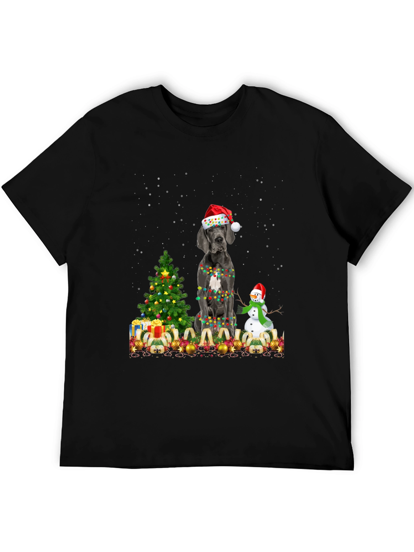 Festive Dog Christmas T-Shirt