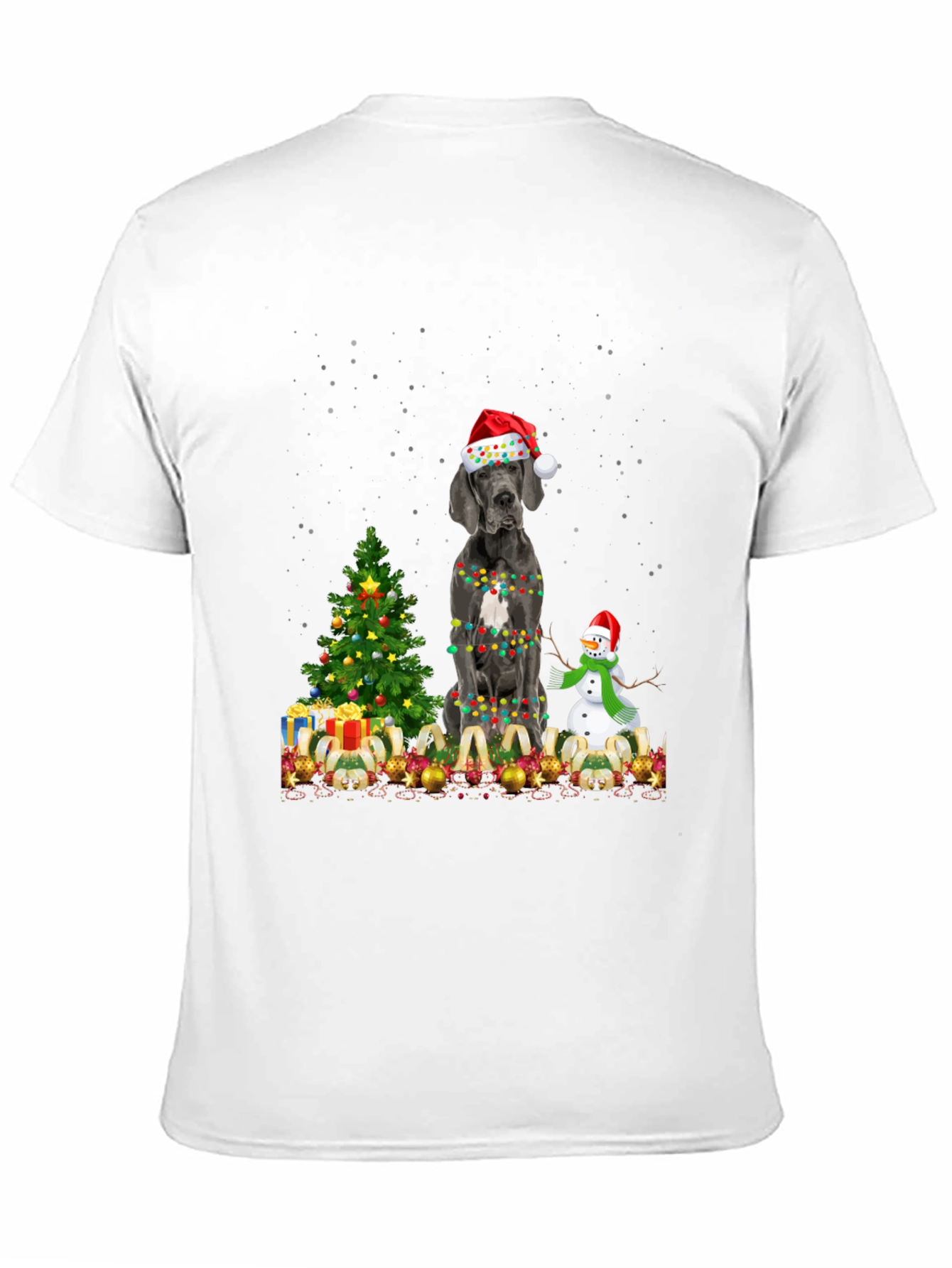 Festive Dog Christmas T-Shirt