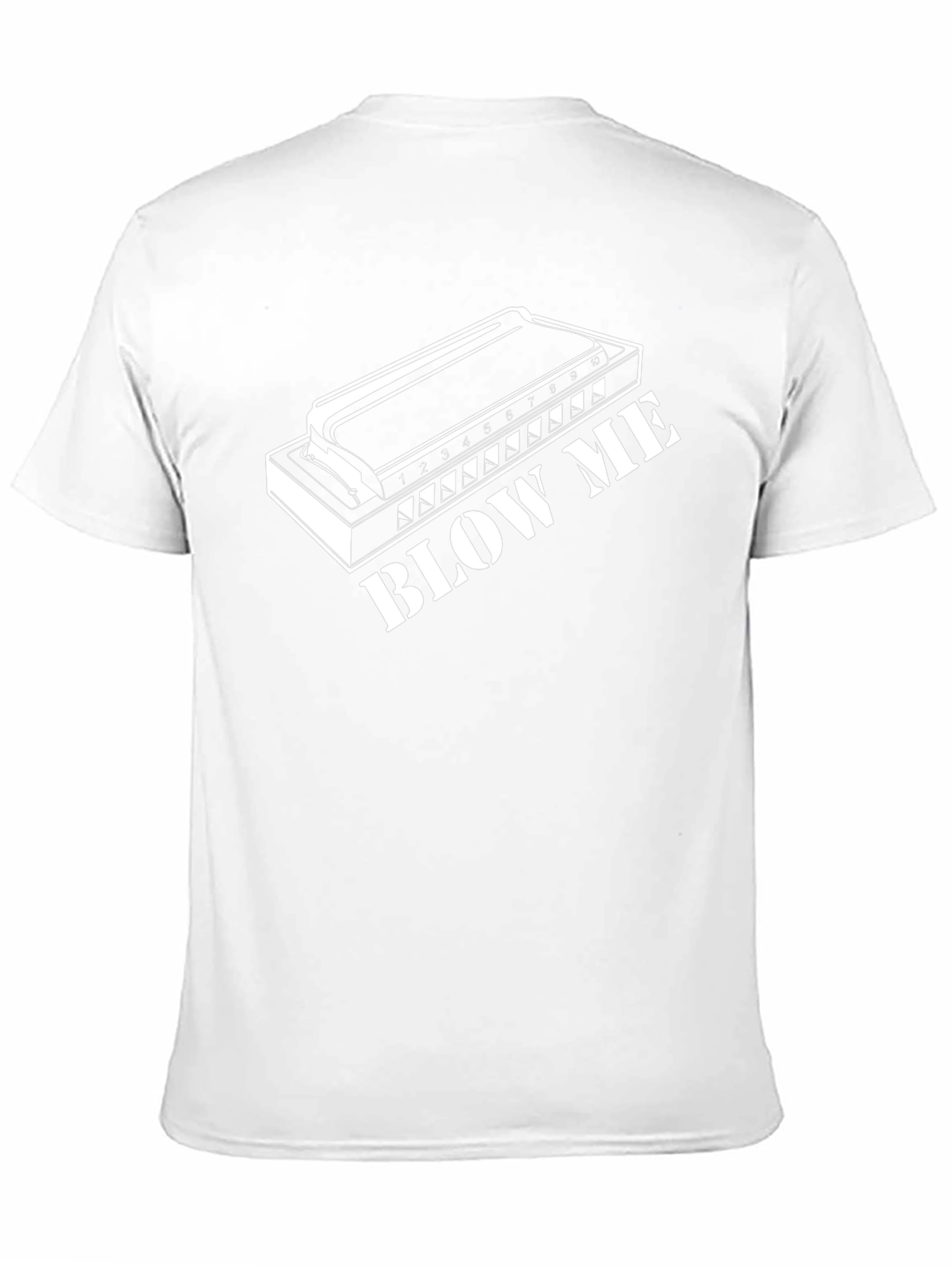 Harmonica Blow Me T-Shirt - Music Lover Tee