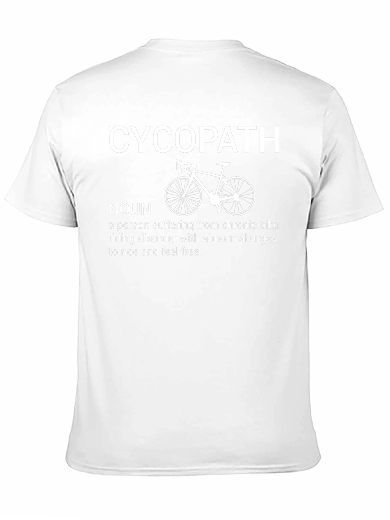 Cyco-Path Biker T-Shirt: Funny Cycling Humor