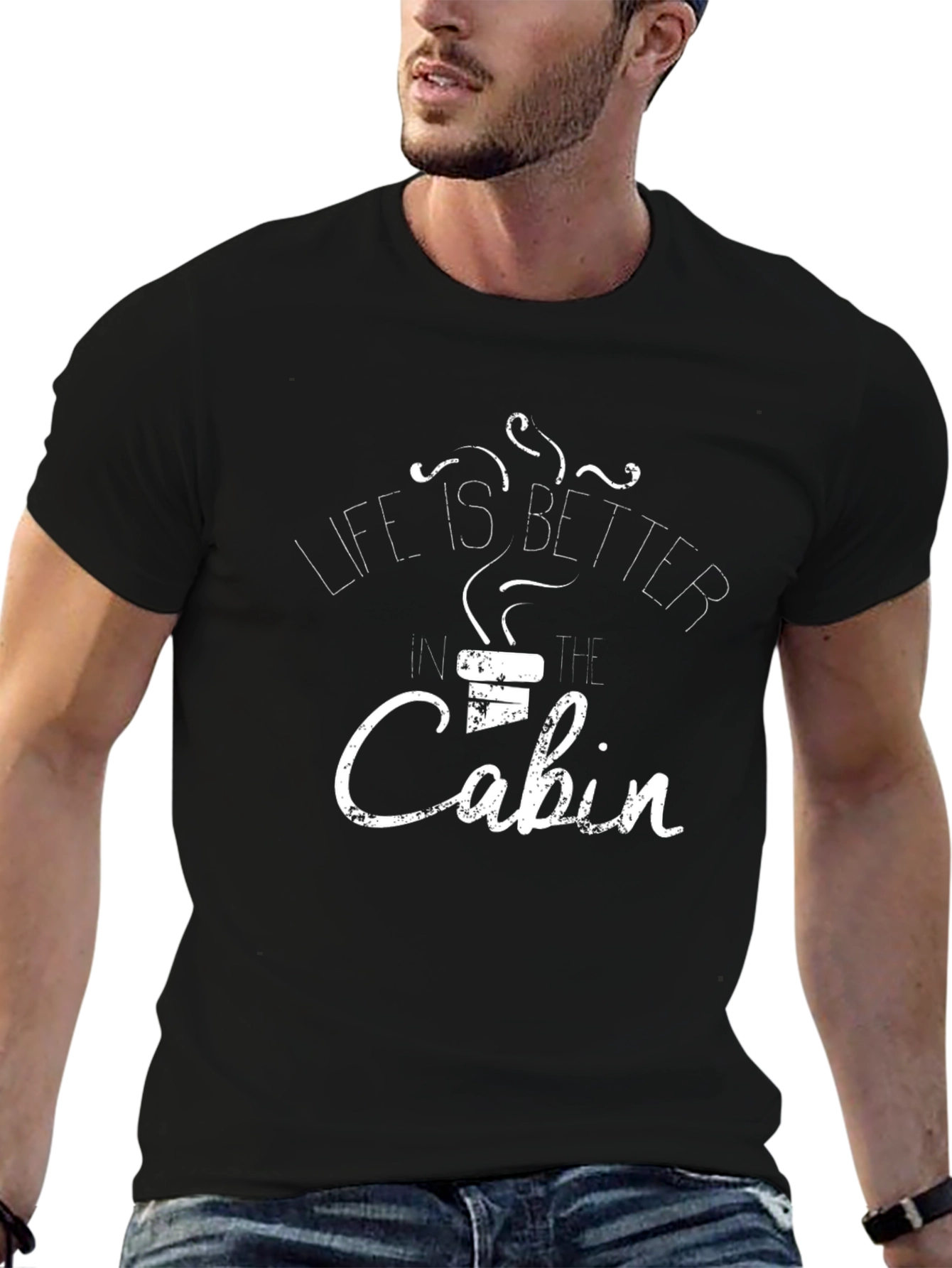 Cabin Life Graphic T-Shirt