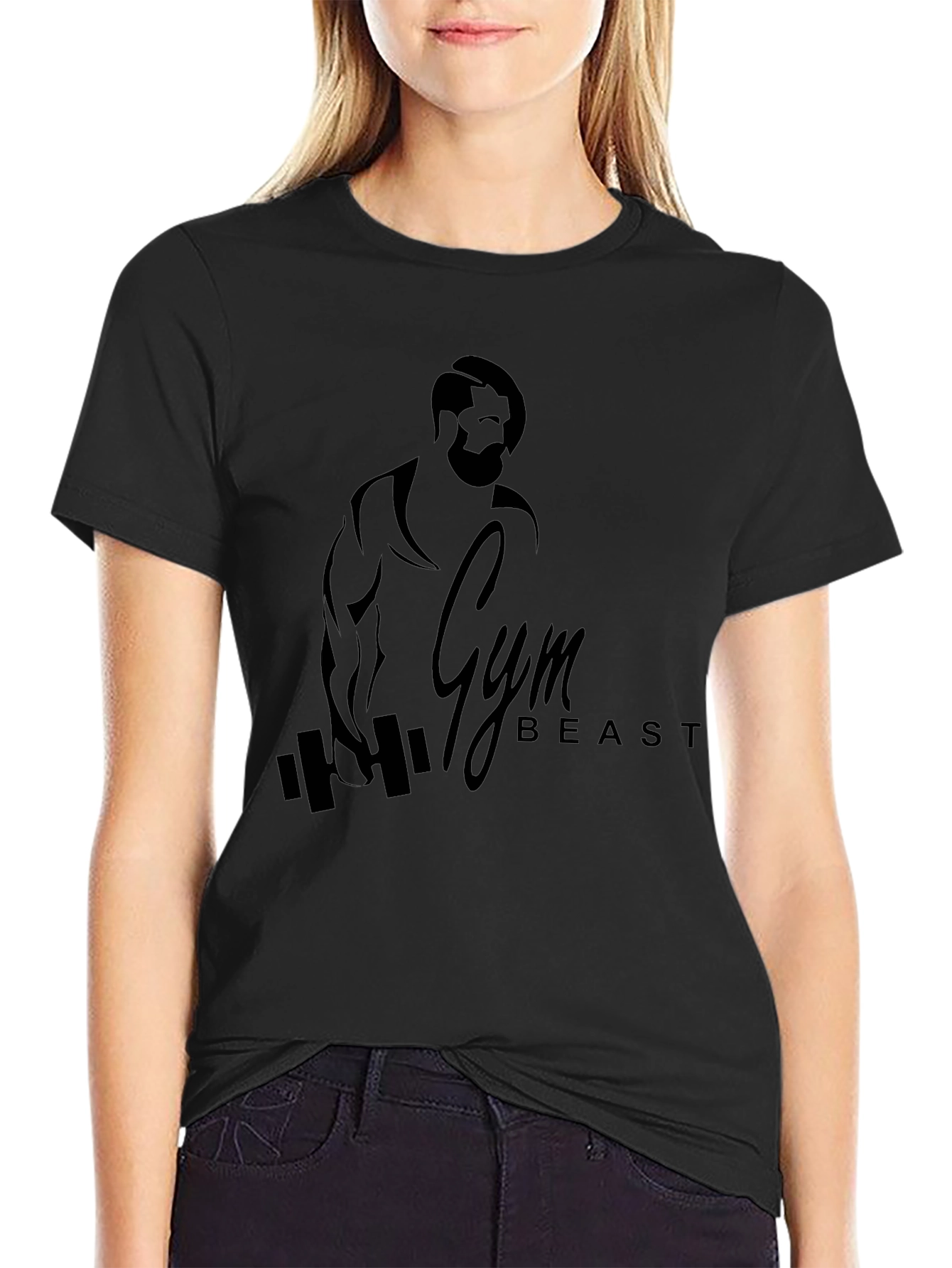 Gym Beast Black T-Shirt - Fitness Apparel