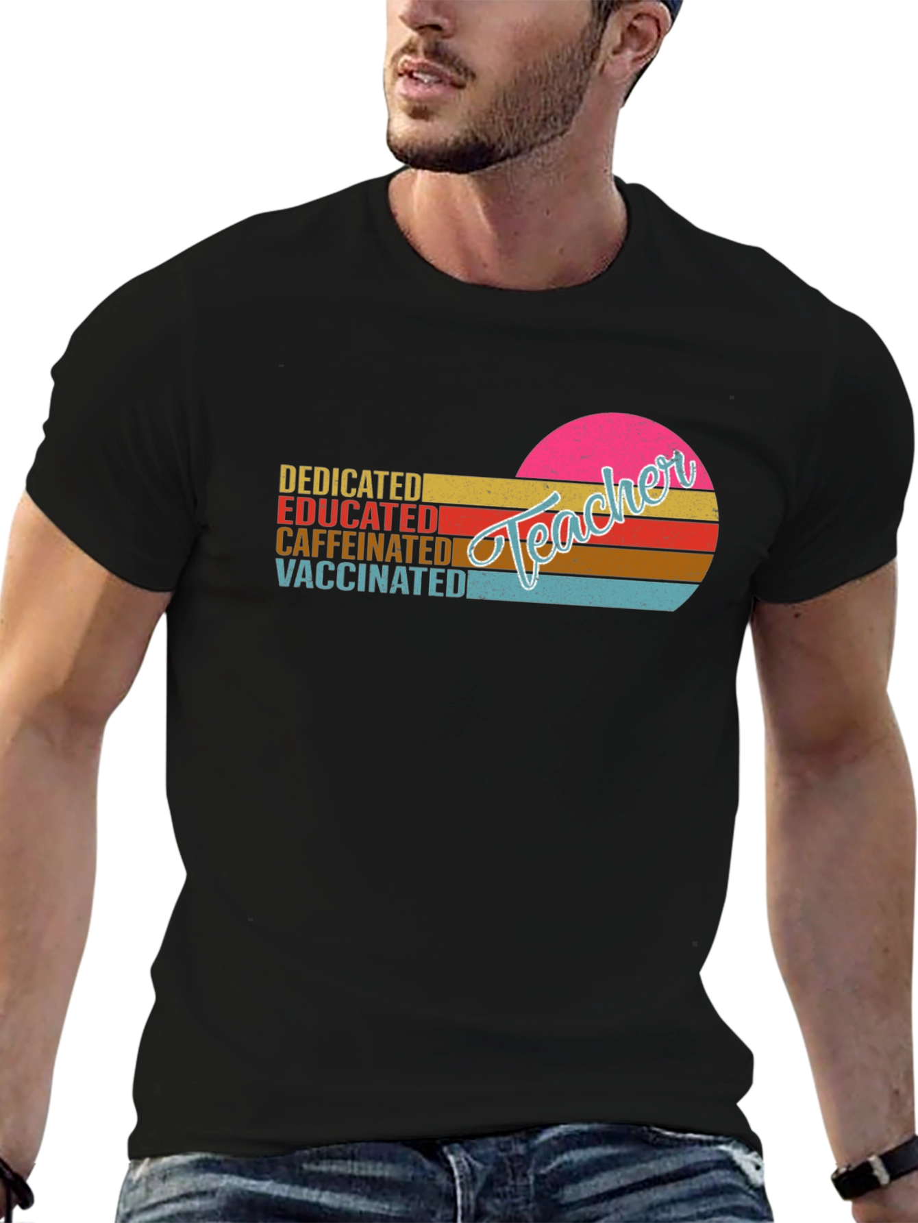 Dedicated Teacher Graphic T-Shirt