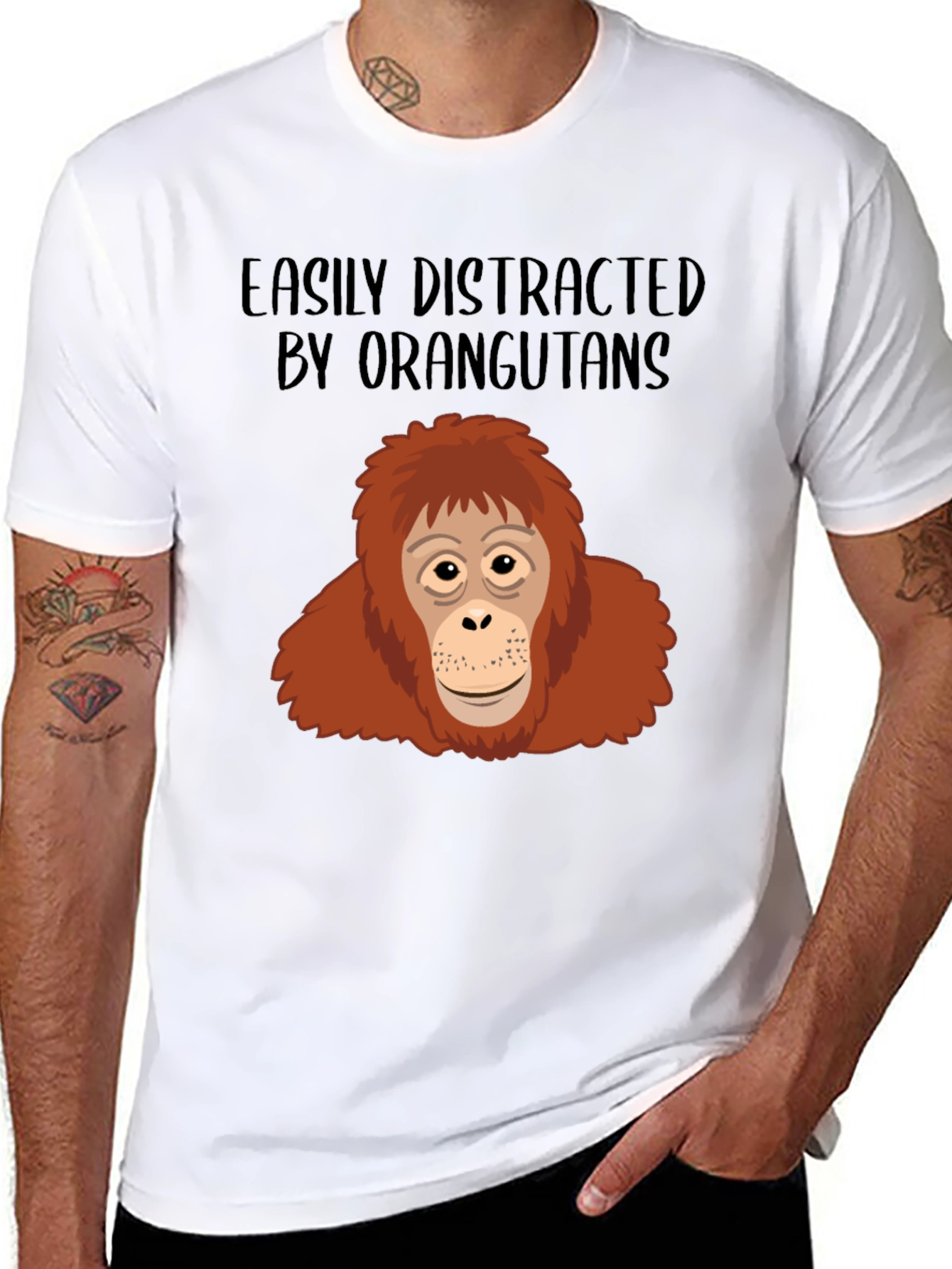 Easily Distracted by Orangutans T-Shirt