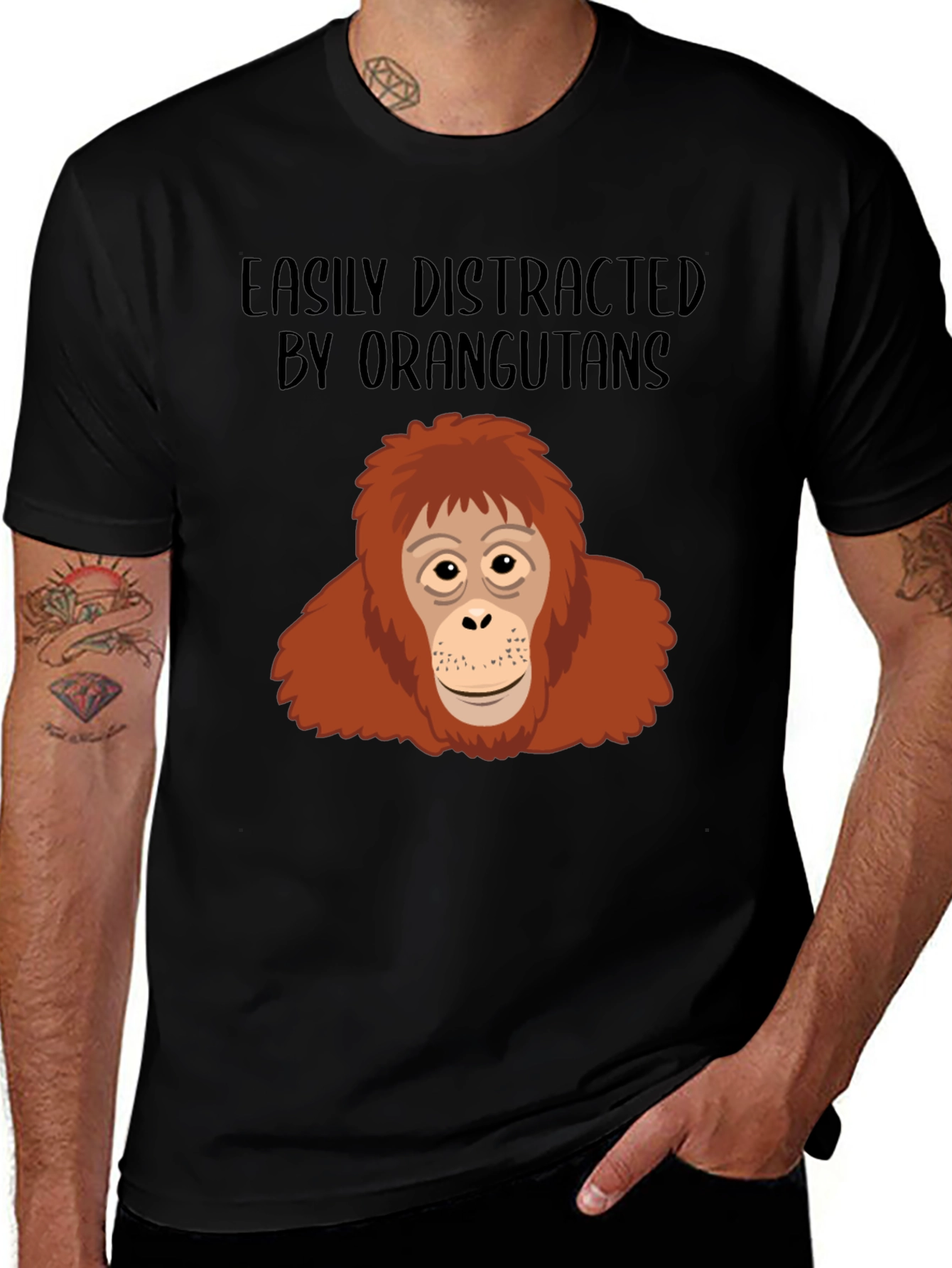 Easily Distracted by Orangutans T-Shirt