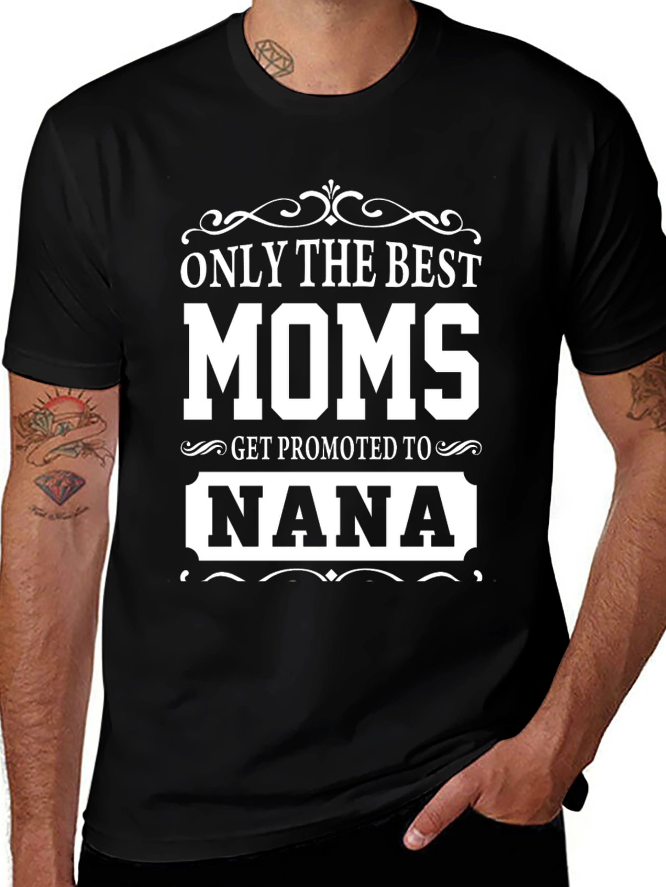 Best Moms Get Promoted To Nana T-Shirt