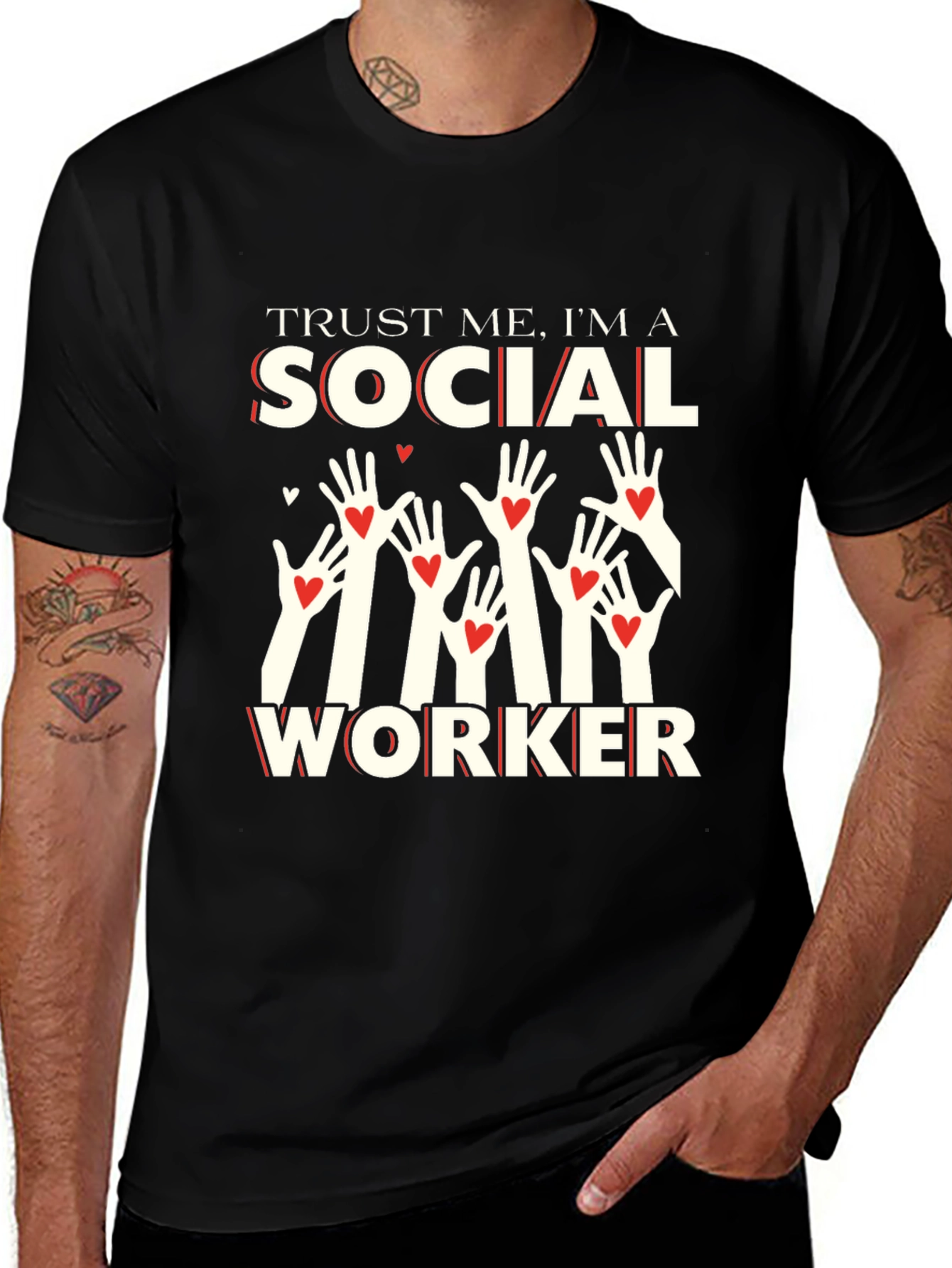 Trust Me Social Worker Graphic T-Shirt