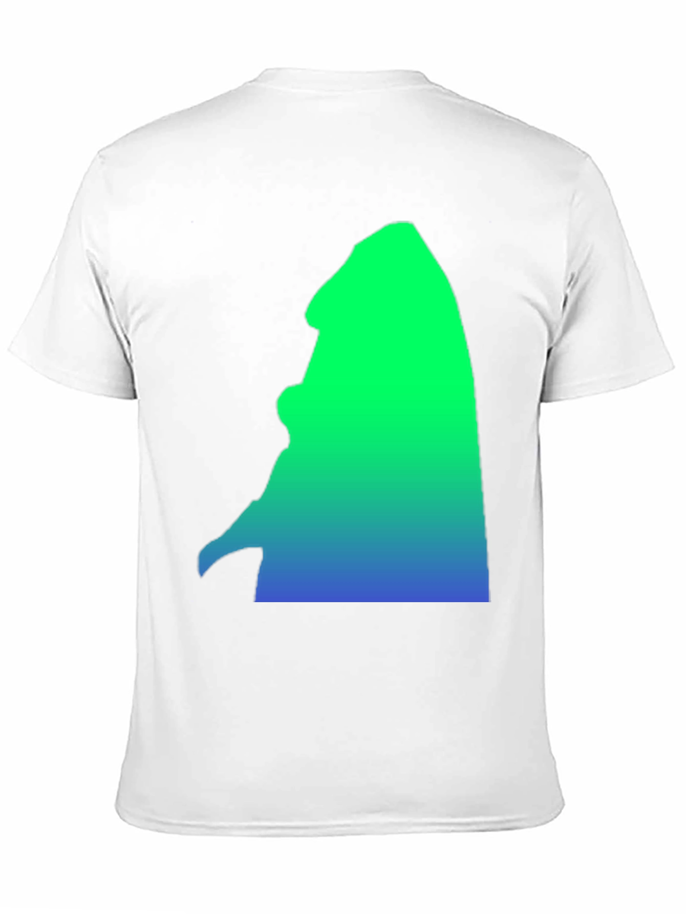 Gradient Silhouette Graphic Tee - Casual Comfort