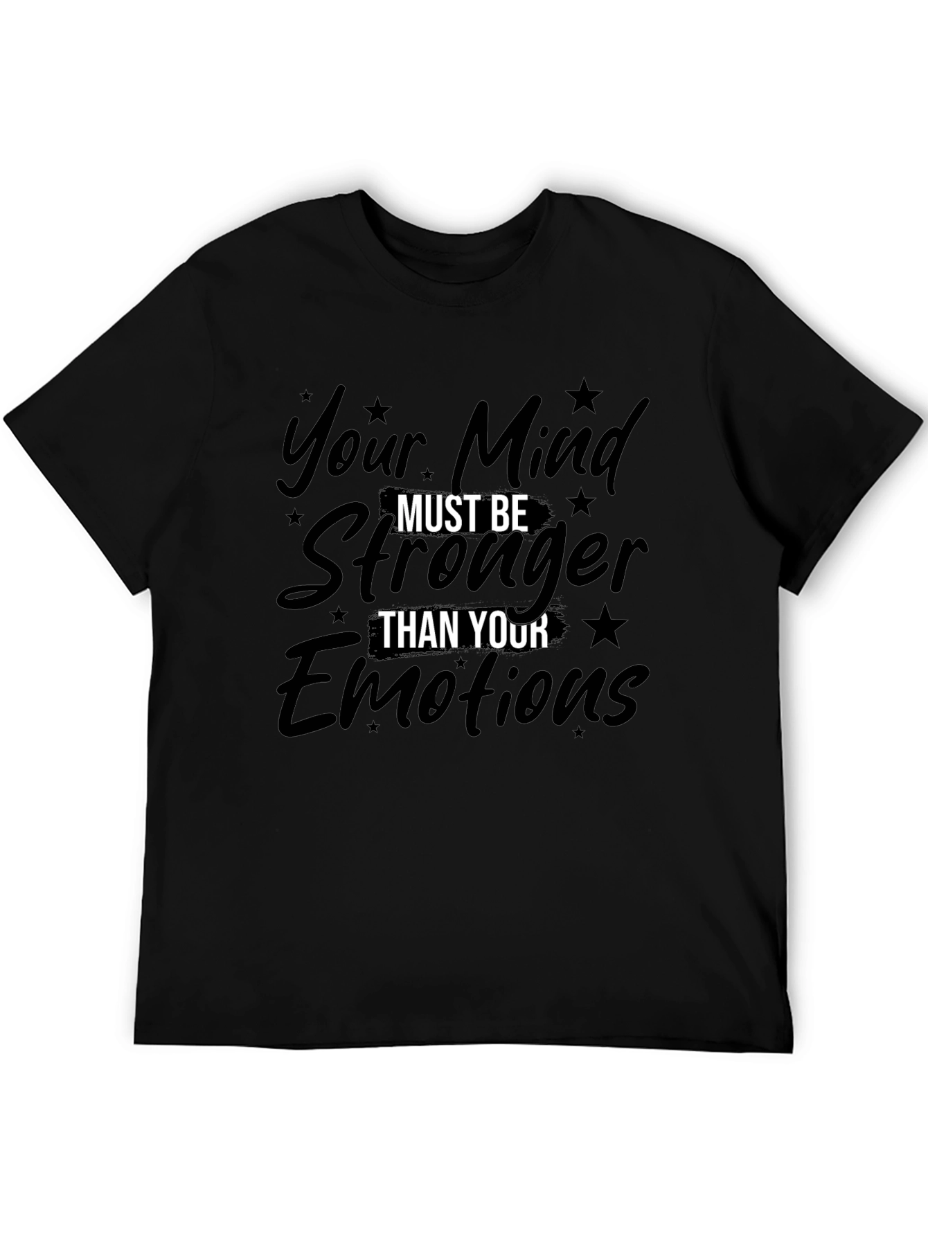 Mind Over Emotions Graphic Tee - Motivational Shirt