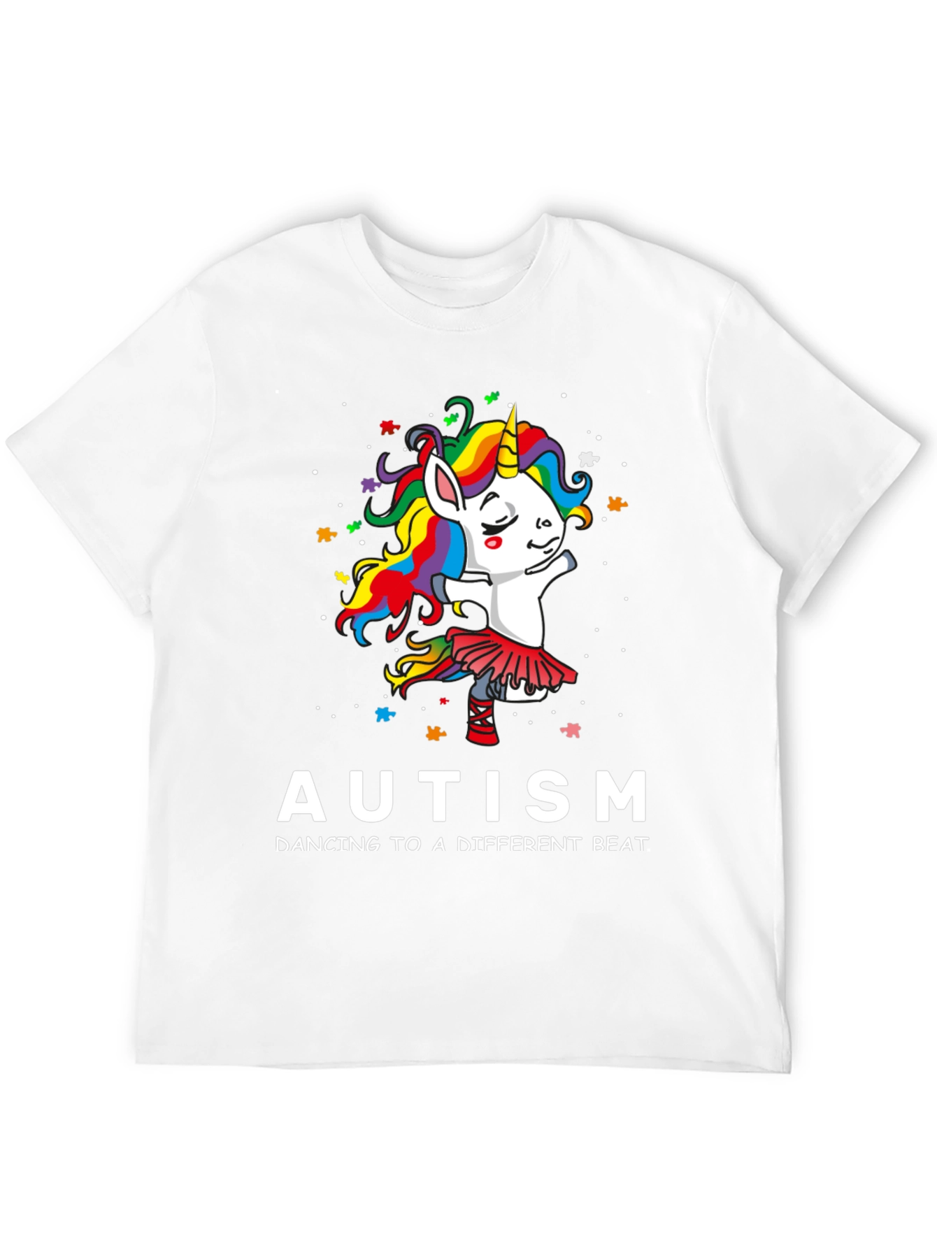 Autism Awareness Unicorn Dancing T-Shirt