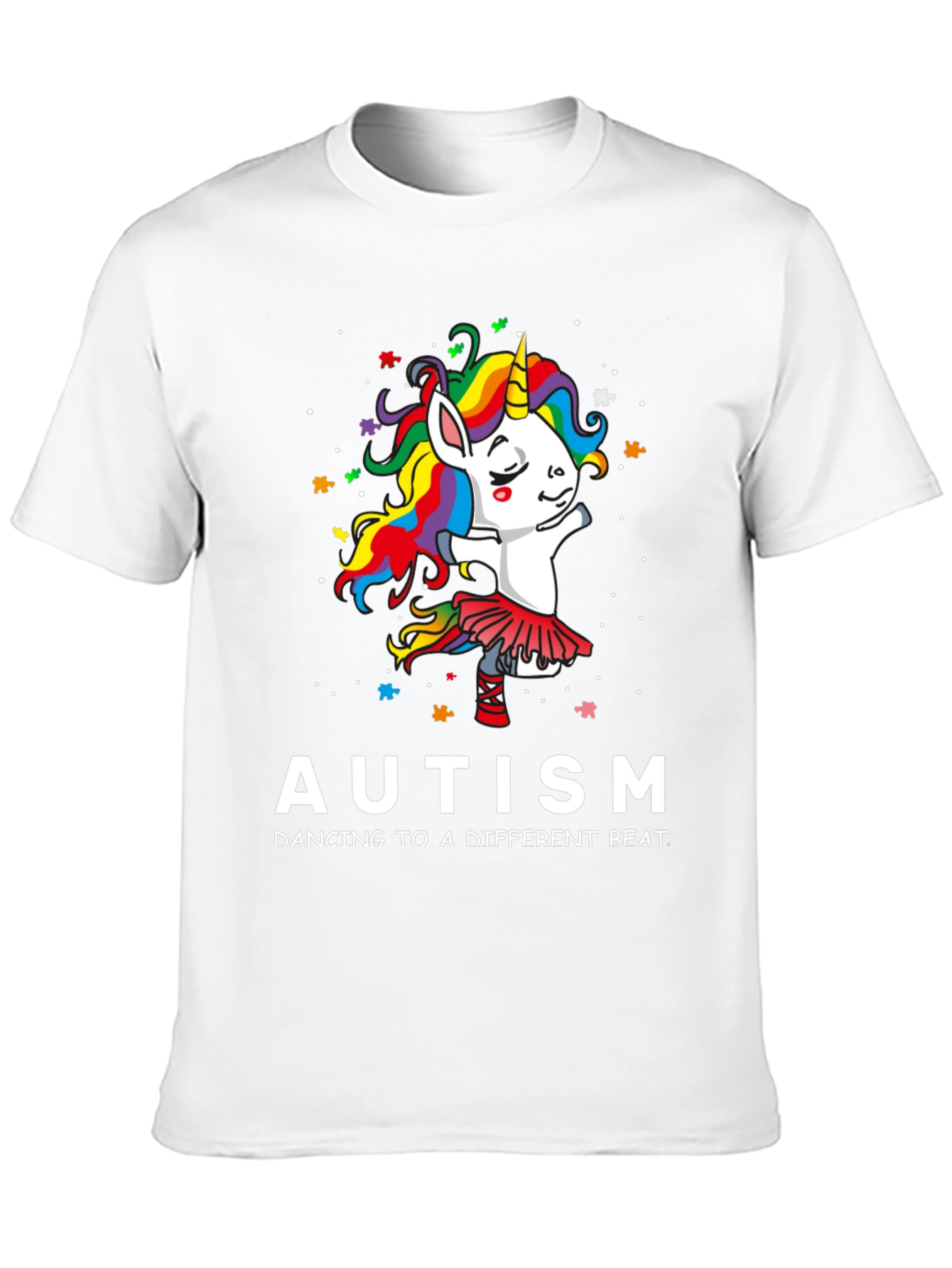 Autism Awareness Unicorn Dancing T-Shirt
