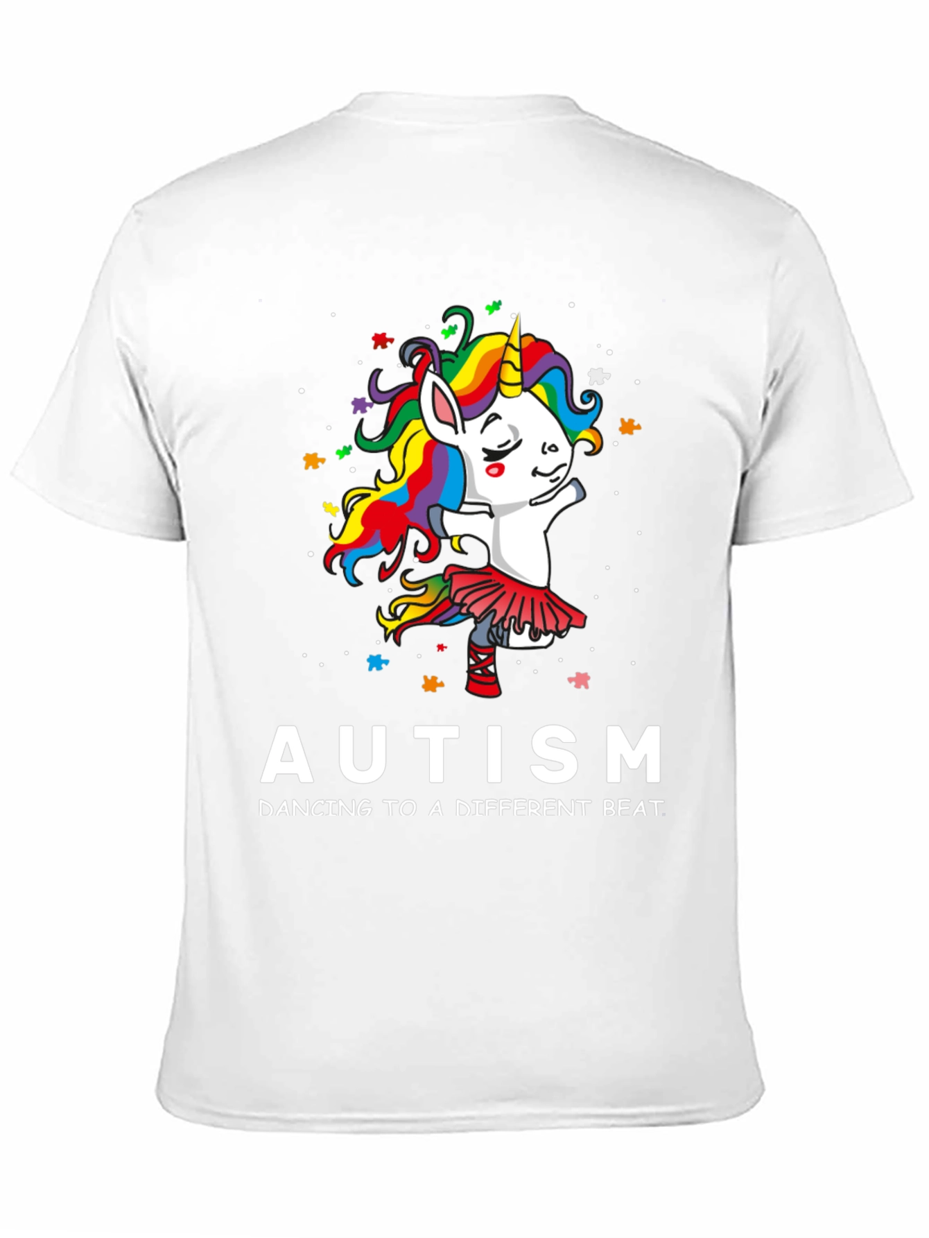 Autism Awareness Unicorn Dancing T-Shirt