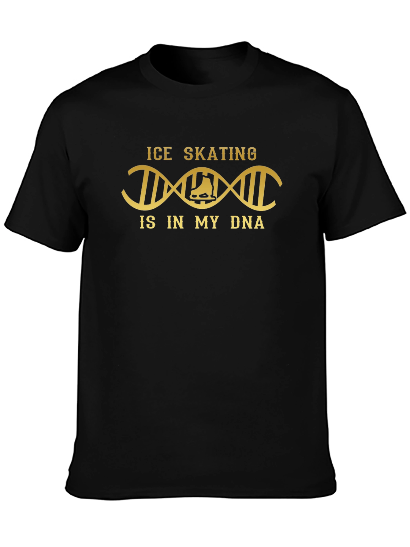 Ice Skating DNA Graphic T-Shirt