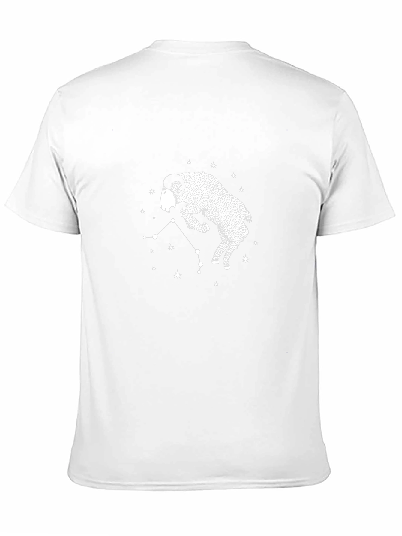 Aries Constellation Black T-Shirt