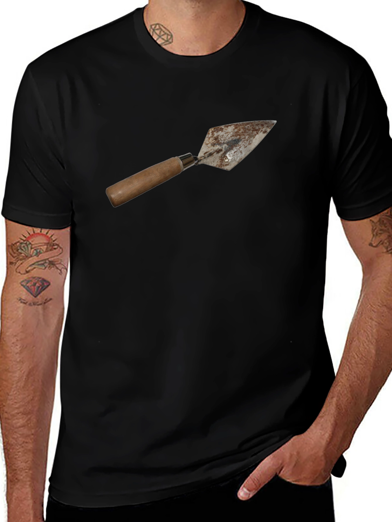 Trowel Graphic T-Shirt - Novelty Construction Tee