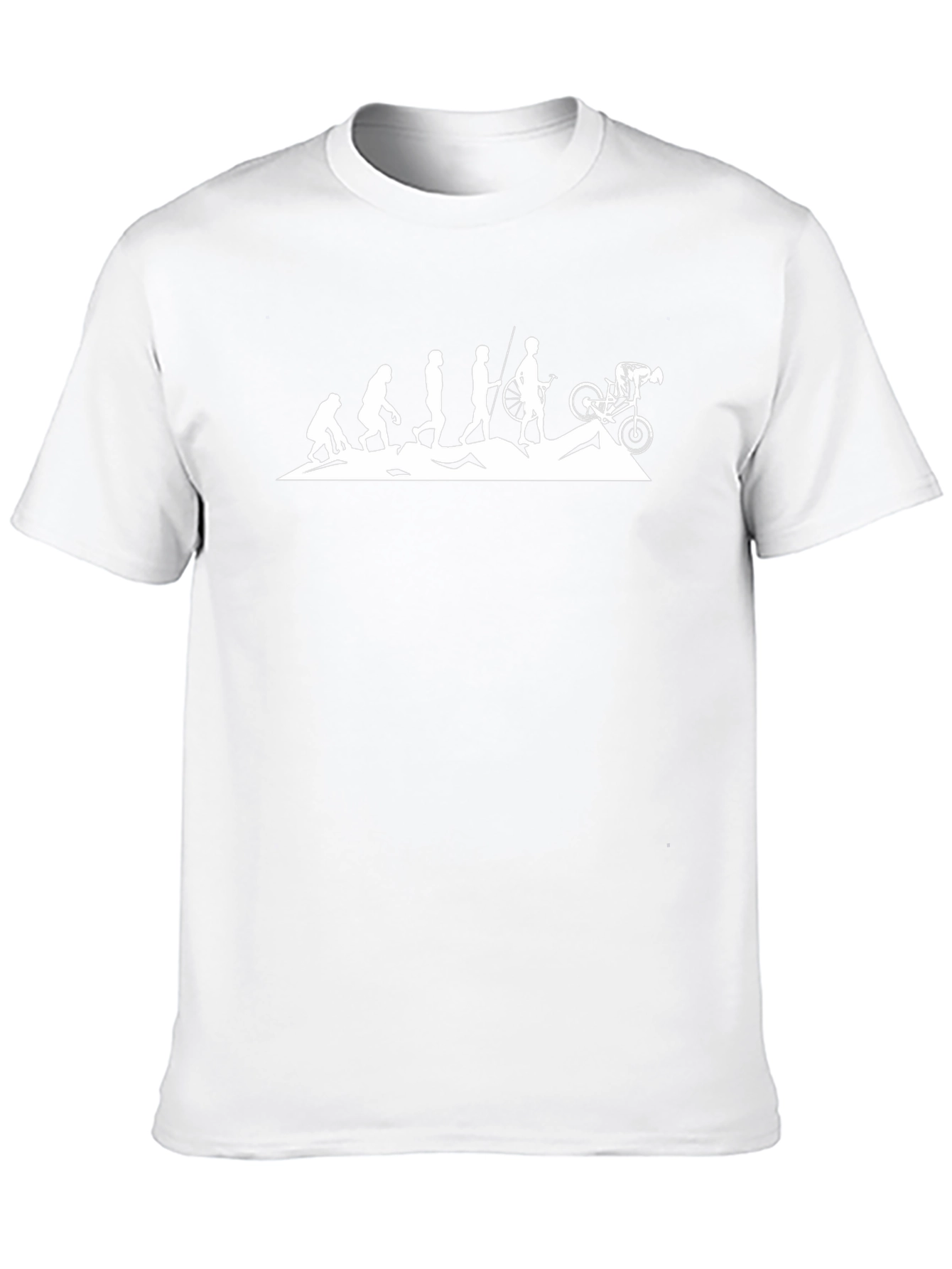 Evolution of Cycling Black T-Shirt