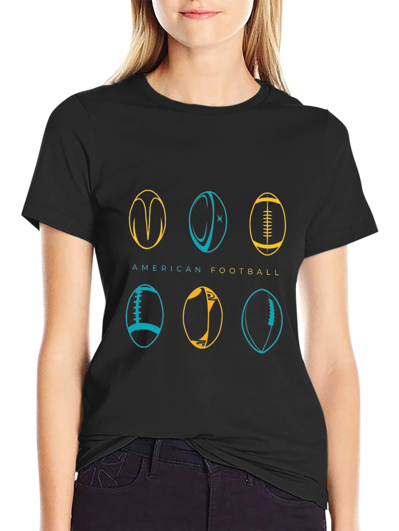 American Football T-Shirt - Graphic Design