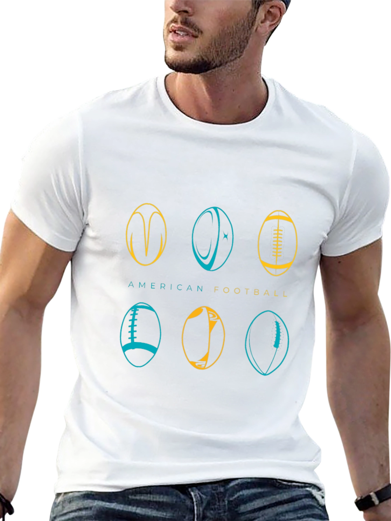 American Football T-Shirt - Graphic Design