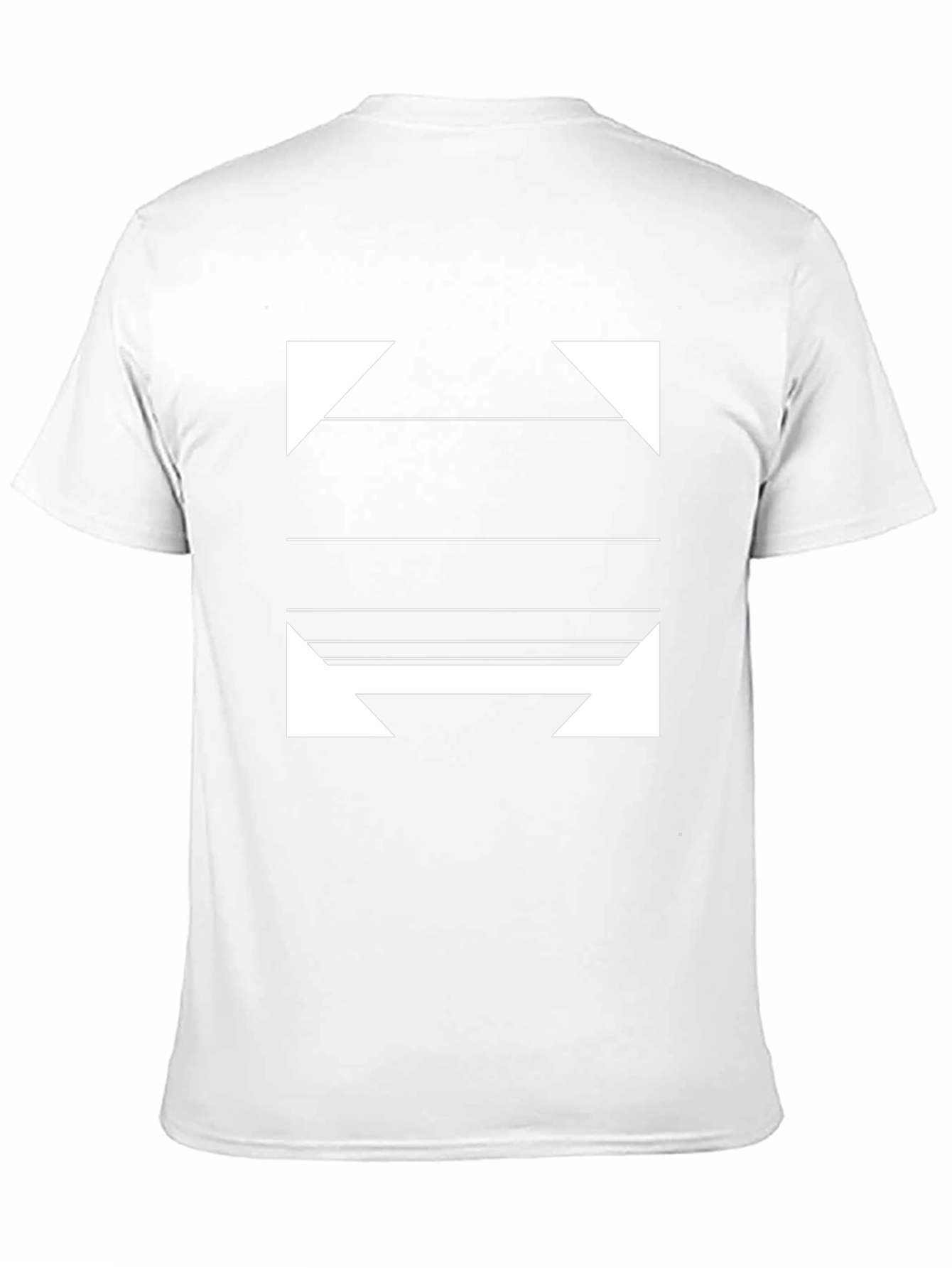 Modern Graphic Print Black T-Shirt