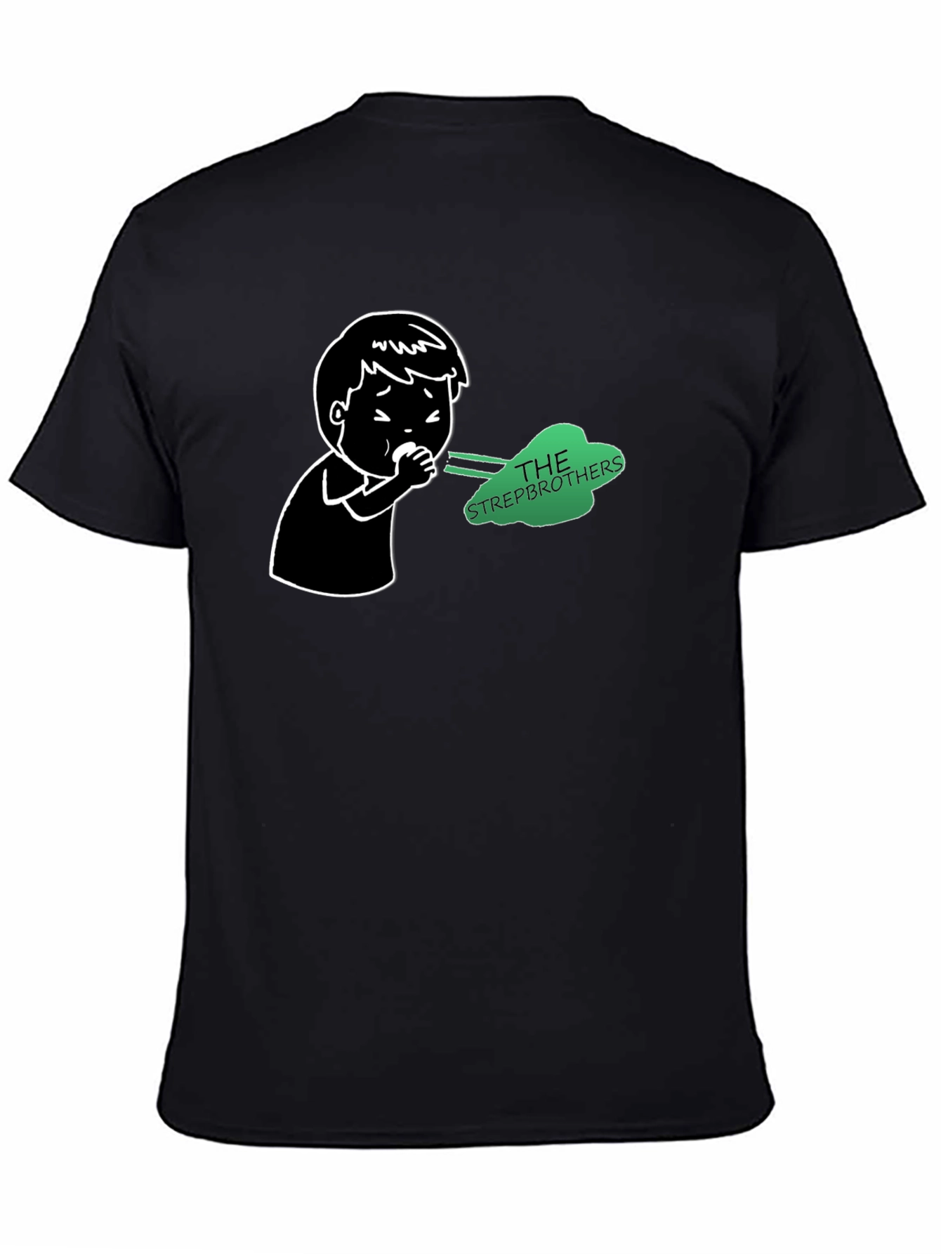 Strepbrothers T-Shirt - Black Novelty Tee