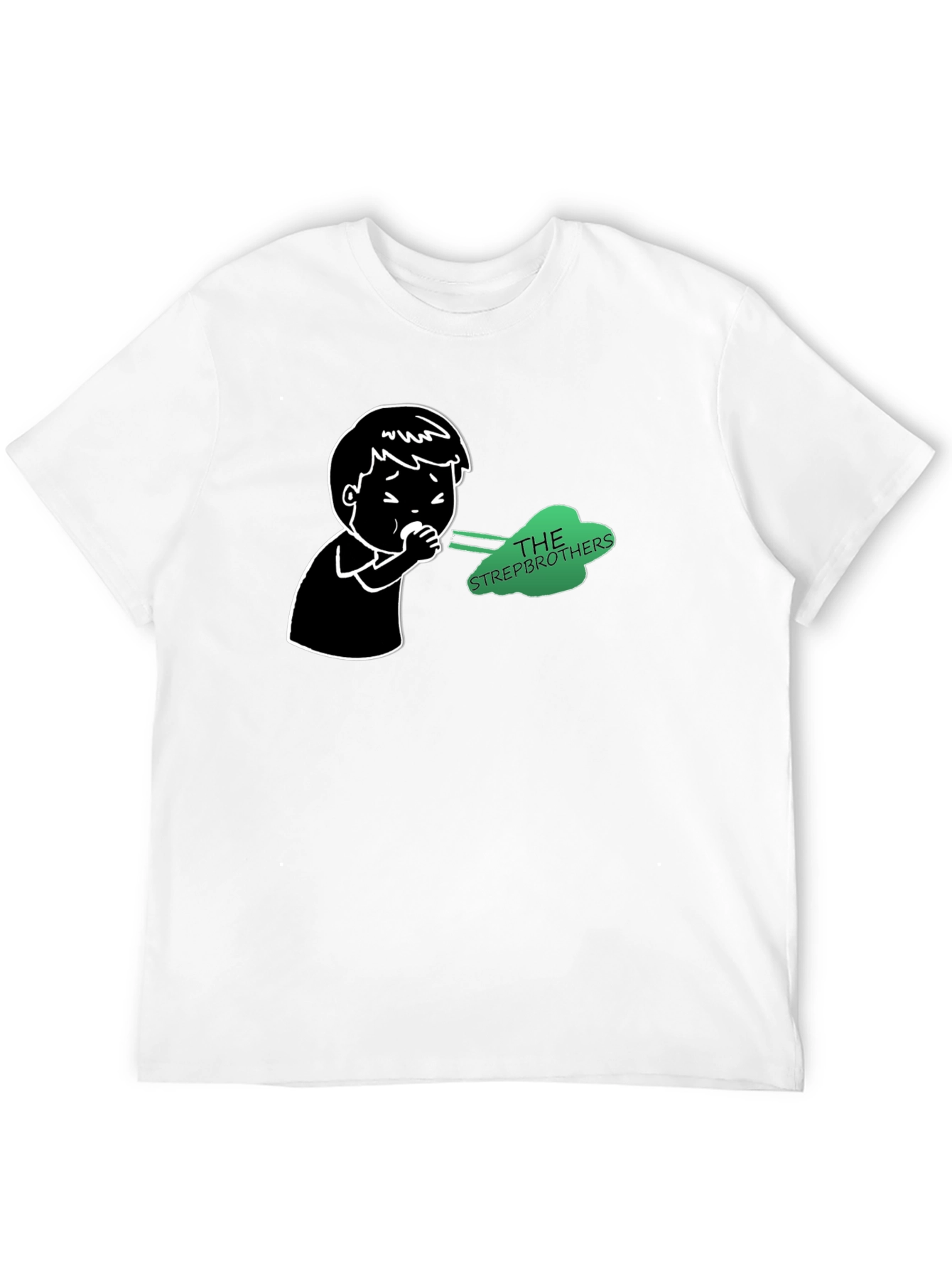 Strepbrothers T-Shirt - Black Novelty Tee
