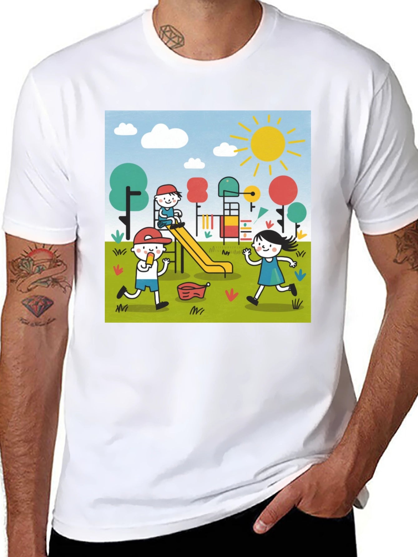 Playful Kids Graphic Tee