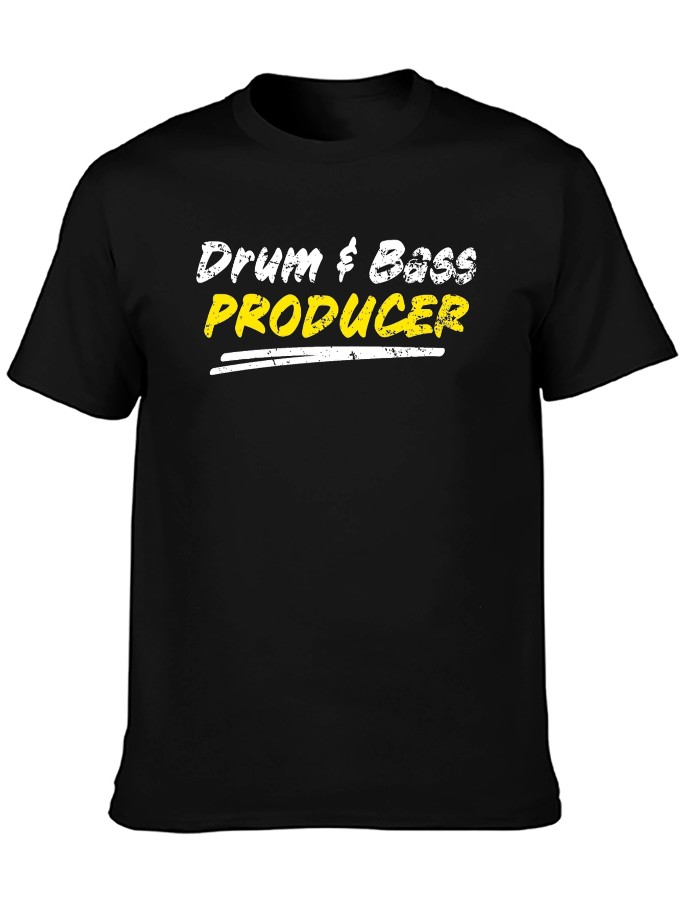 Drum & Bass Producer Black T-Shirt