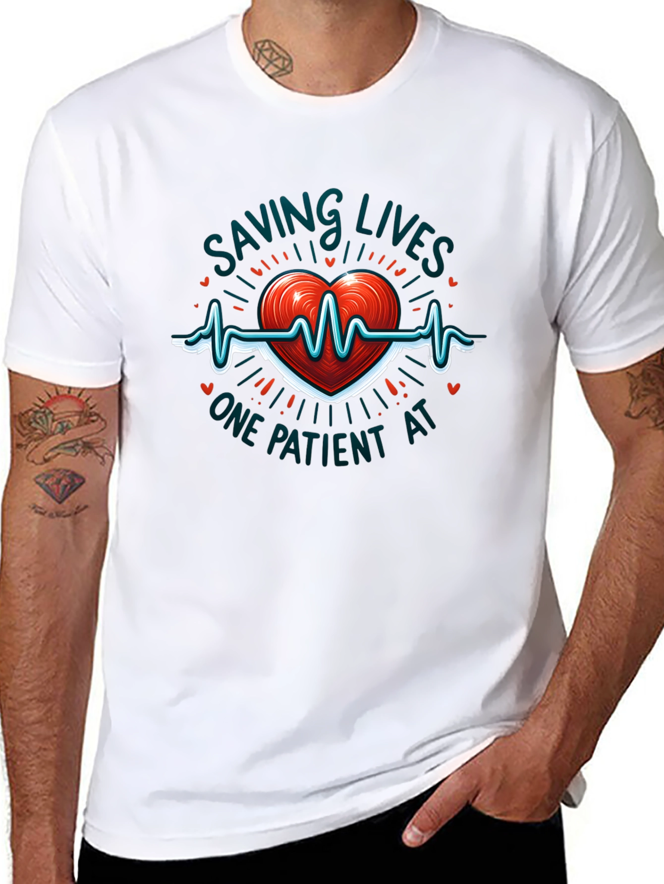 Saving Lives One Patient At A Time T-Shirt