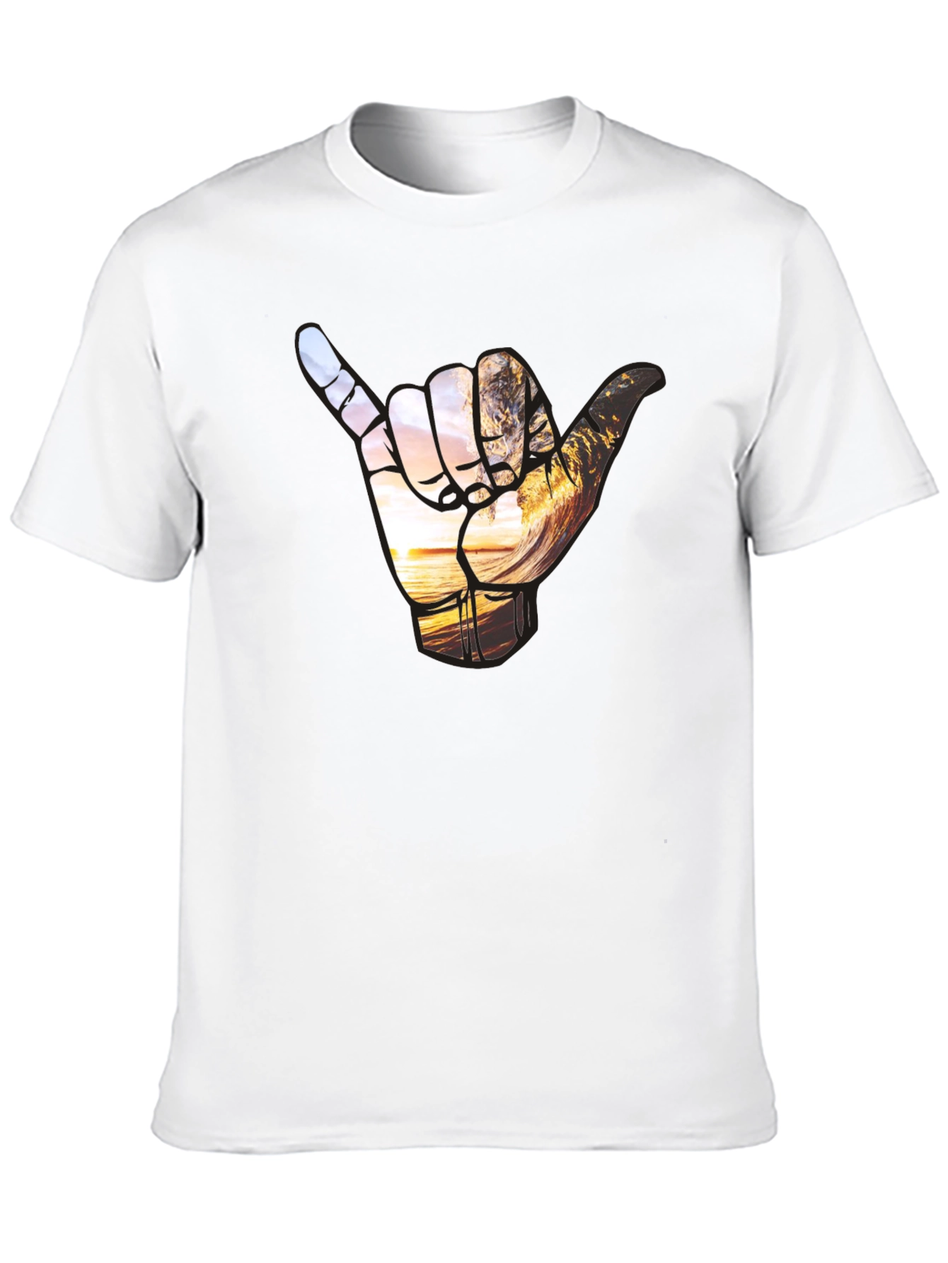 Shaka Hand Wave T-Shirt - Relaxed Fit