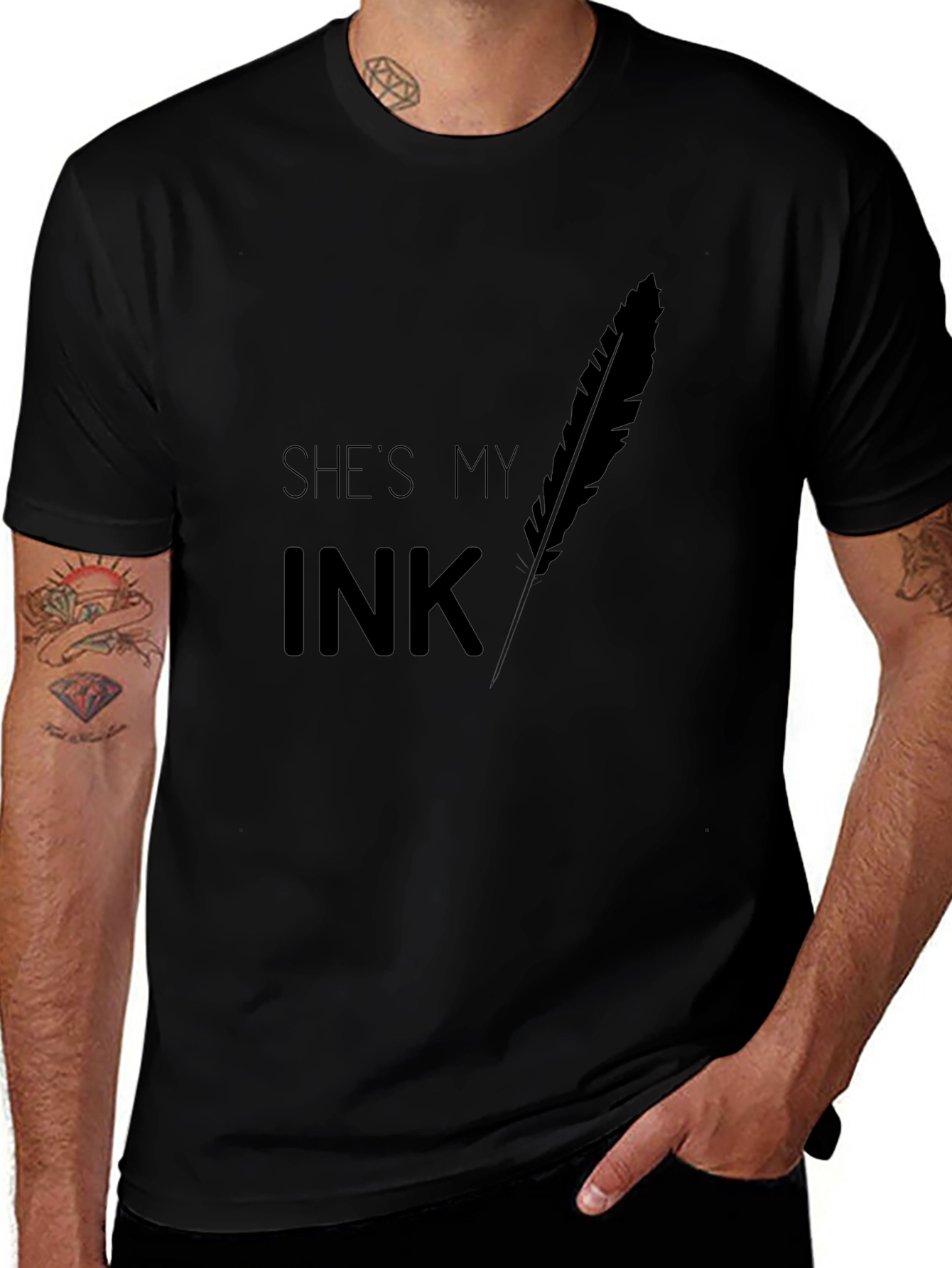 Shes My Ink Matching Couple T-Shirt