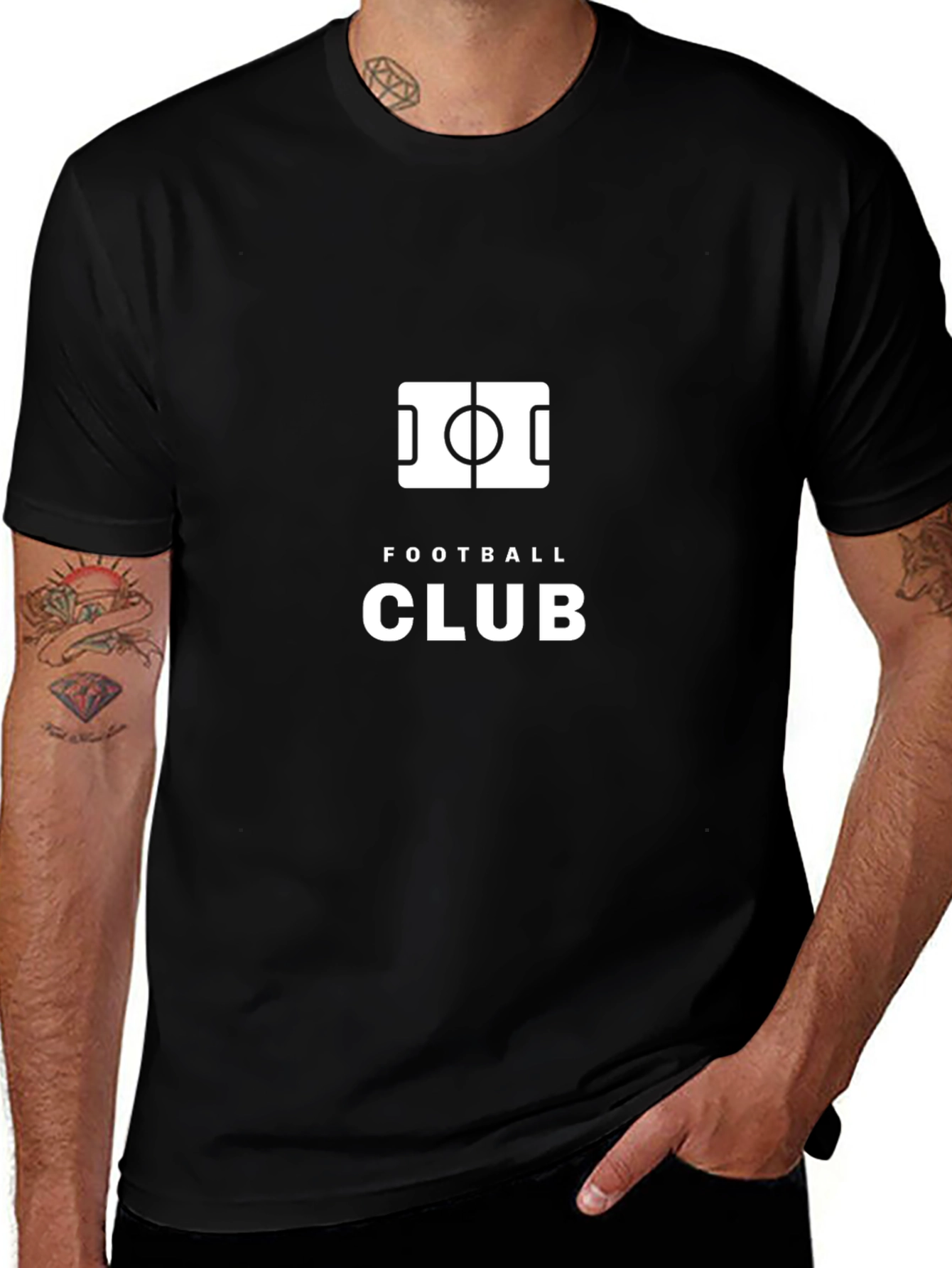 Football Club Black T-Shirt