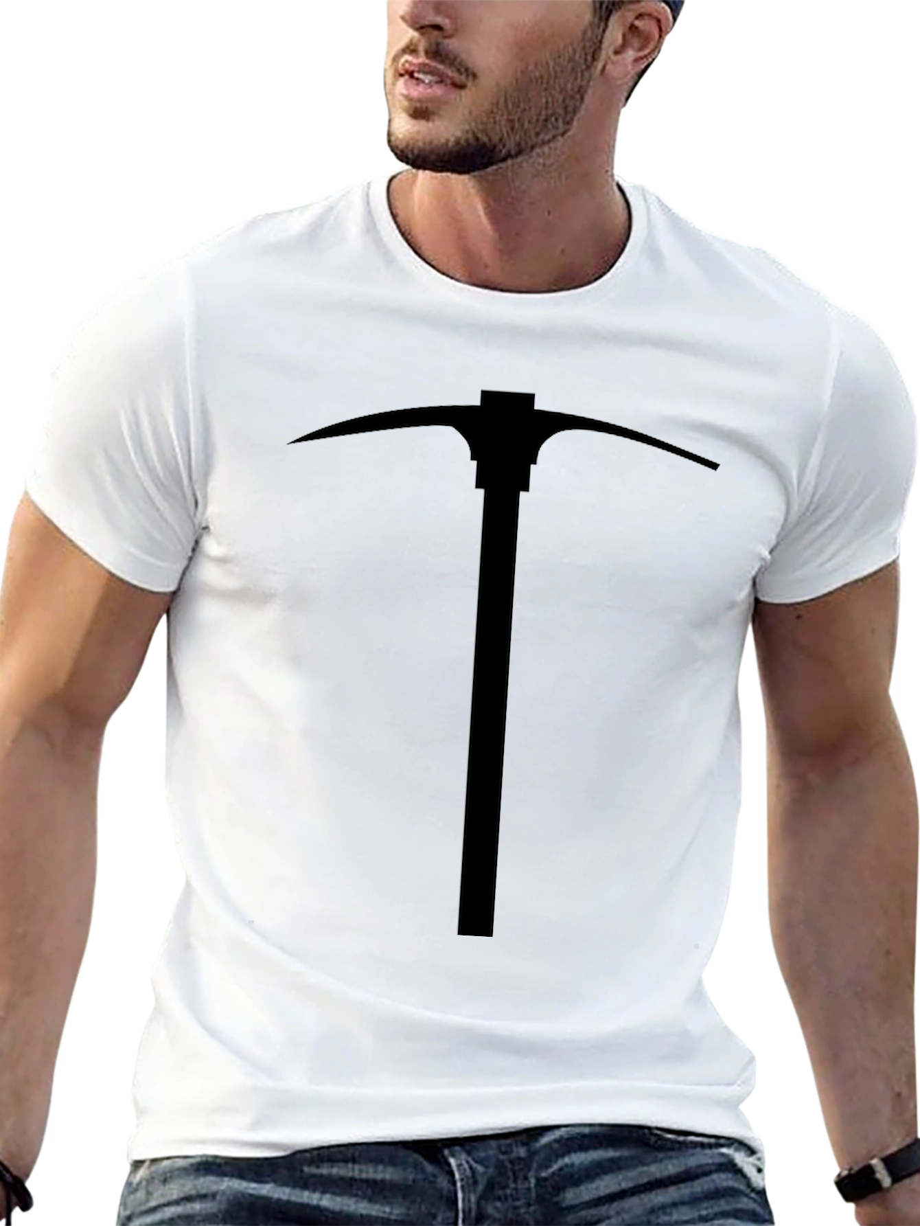 Pickaxe Graphic Black T-Shirt - Mining Apparel