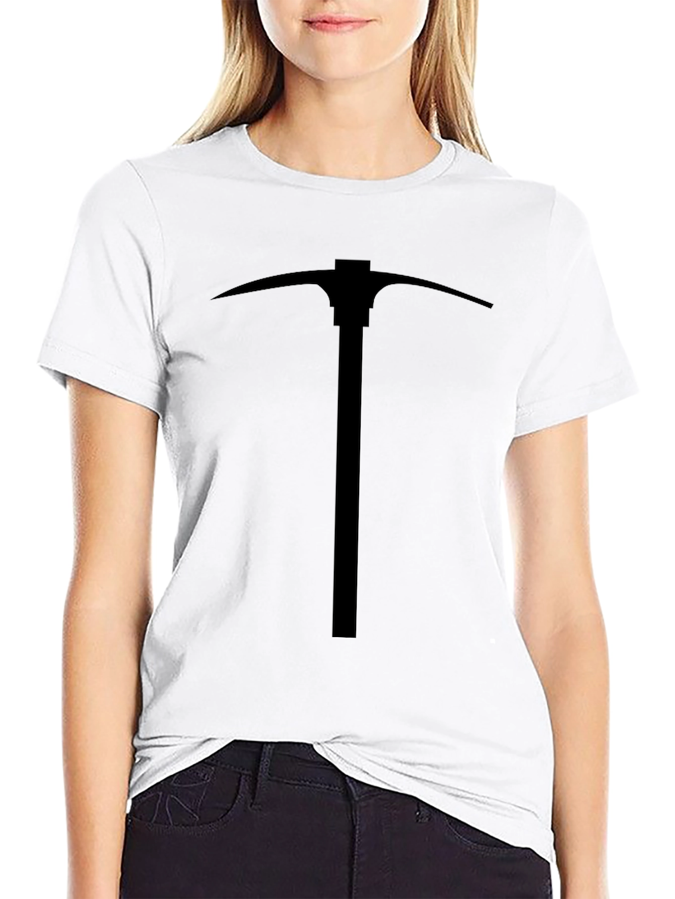 Pickaxe Graphic Black T-Shirt - Mining Apparel