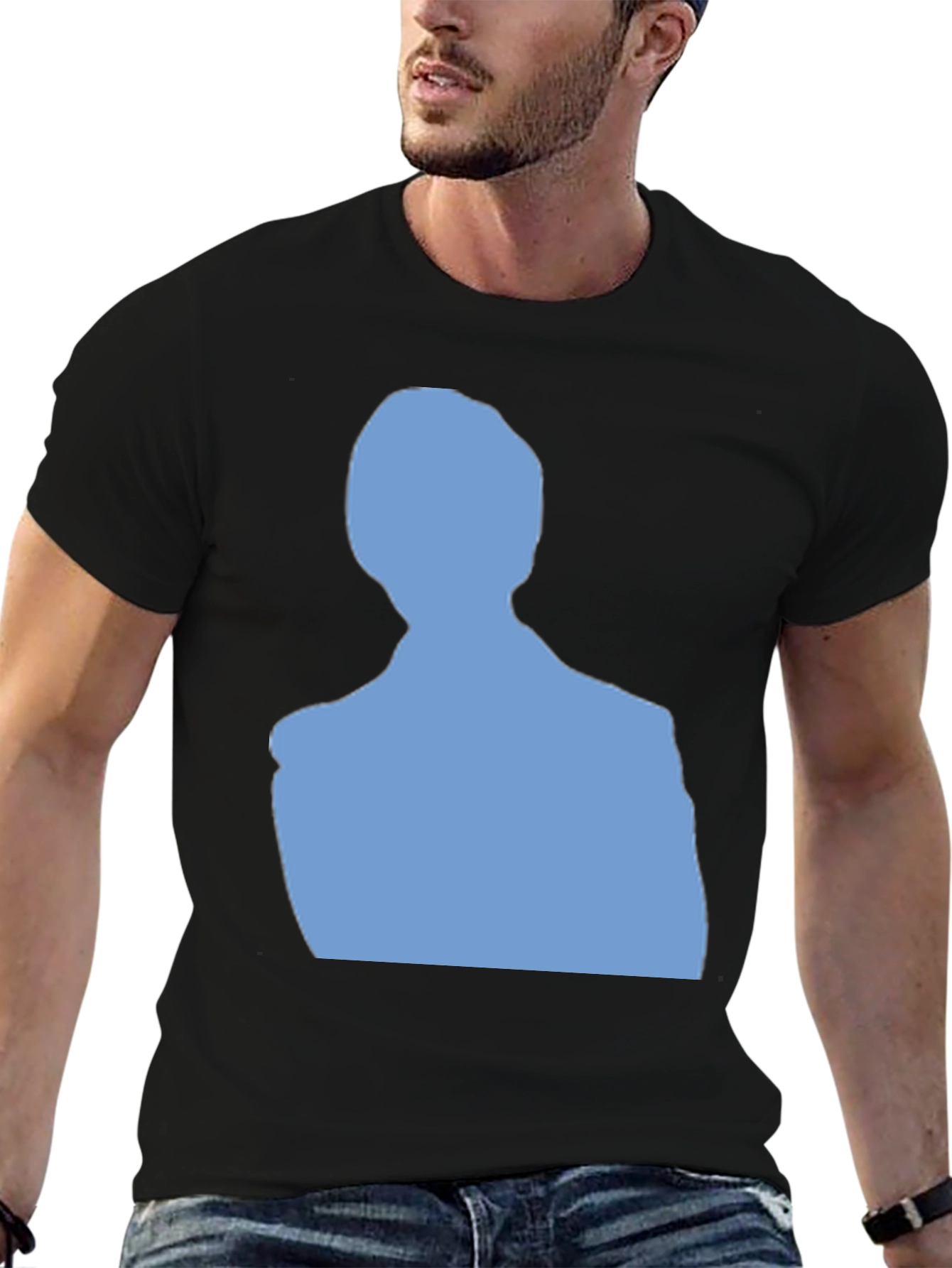 Silhouette Graphic Black T-Shirt
