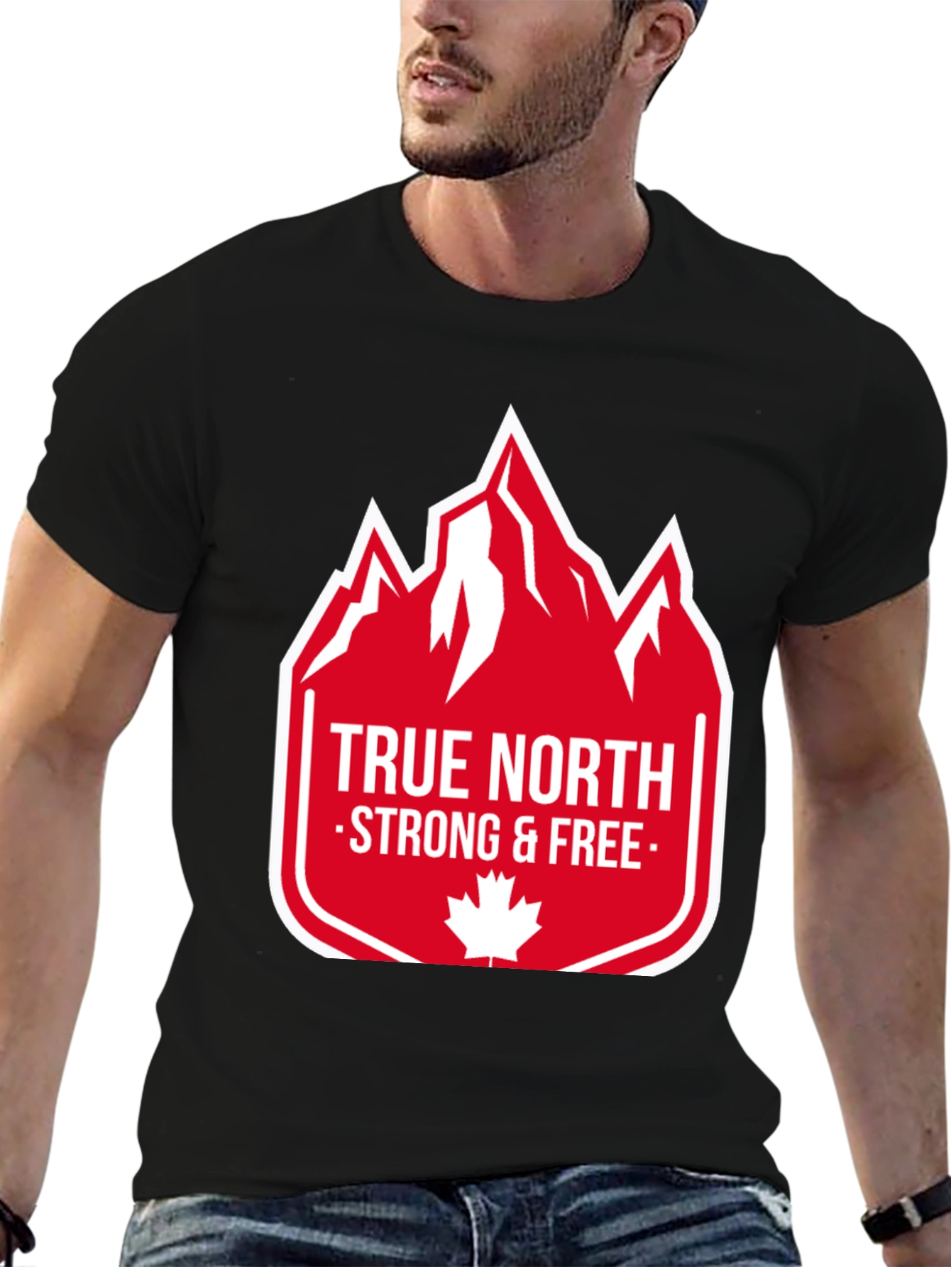 True North Strong & Free Graphic Tee