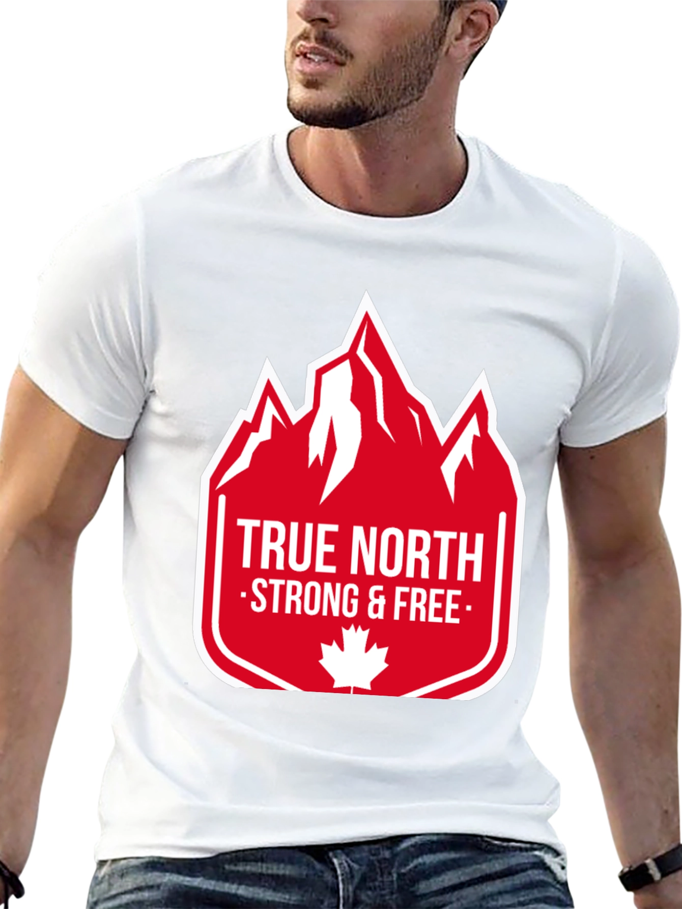 True North Strong & Free Graphic Tee