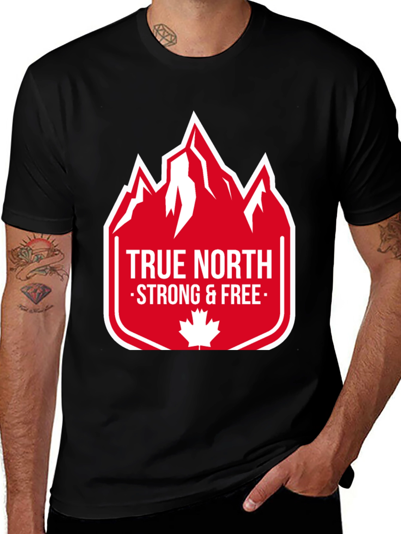 True North Strong & Free Graphic Tee