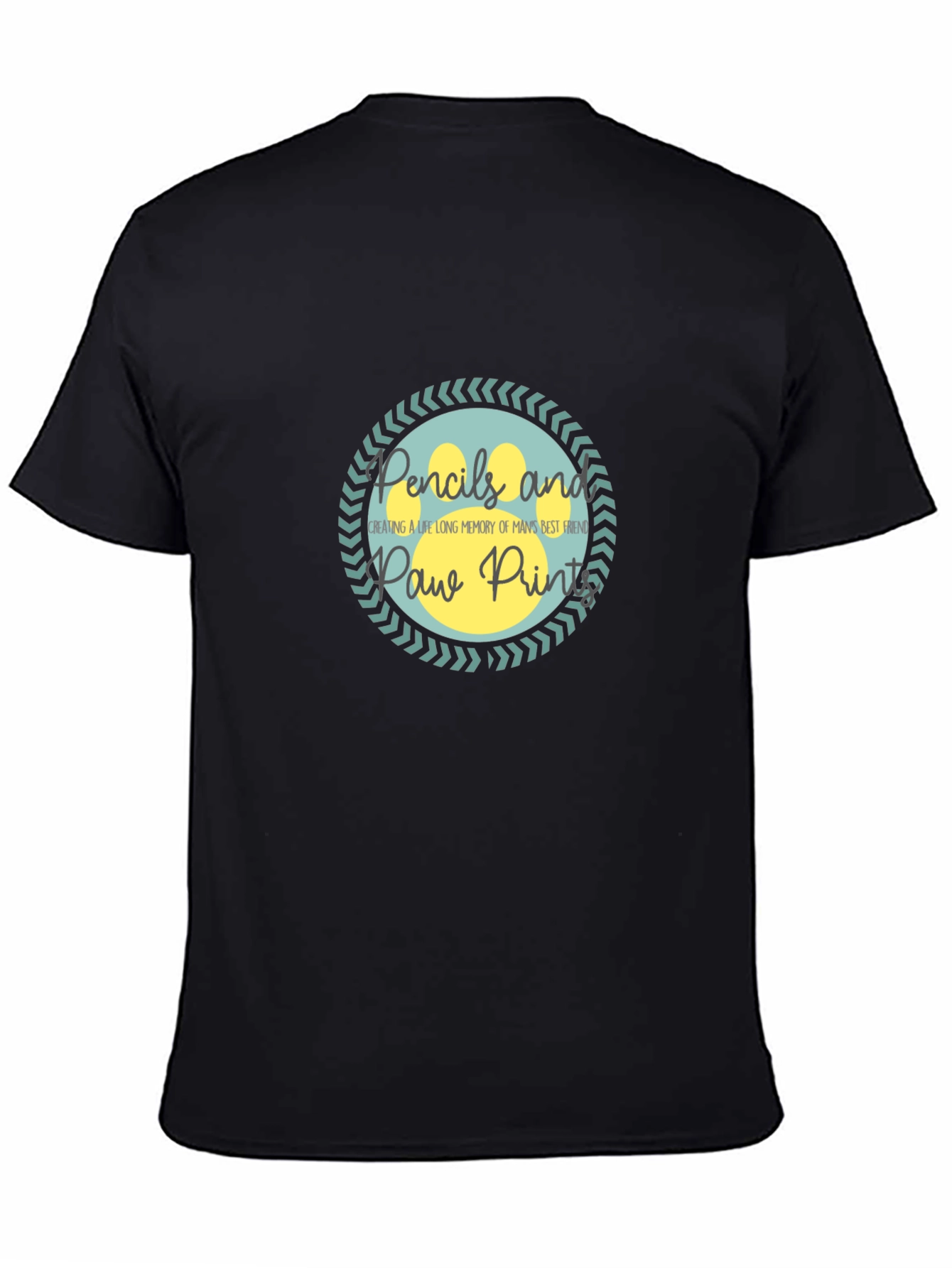 Pencils and Paw Prints T-Shirt
