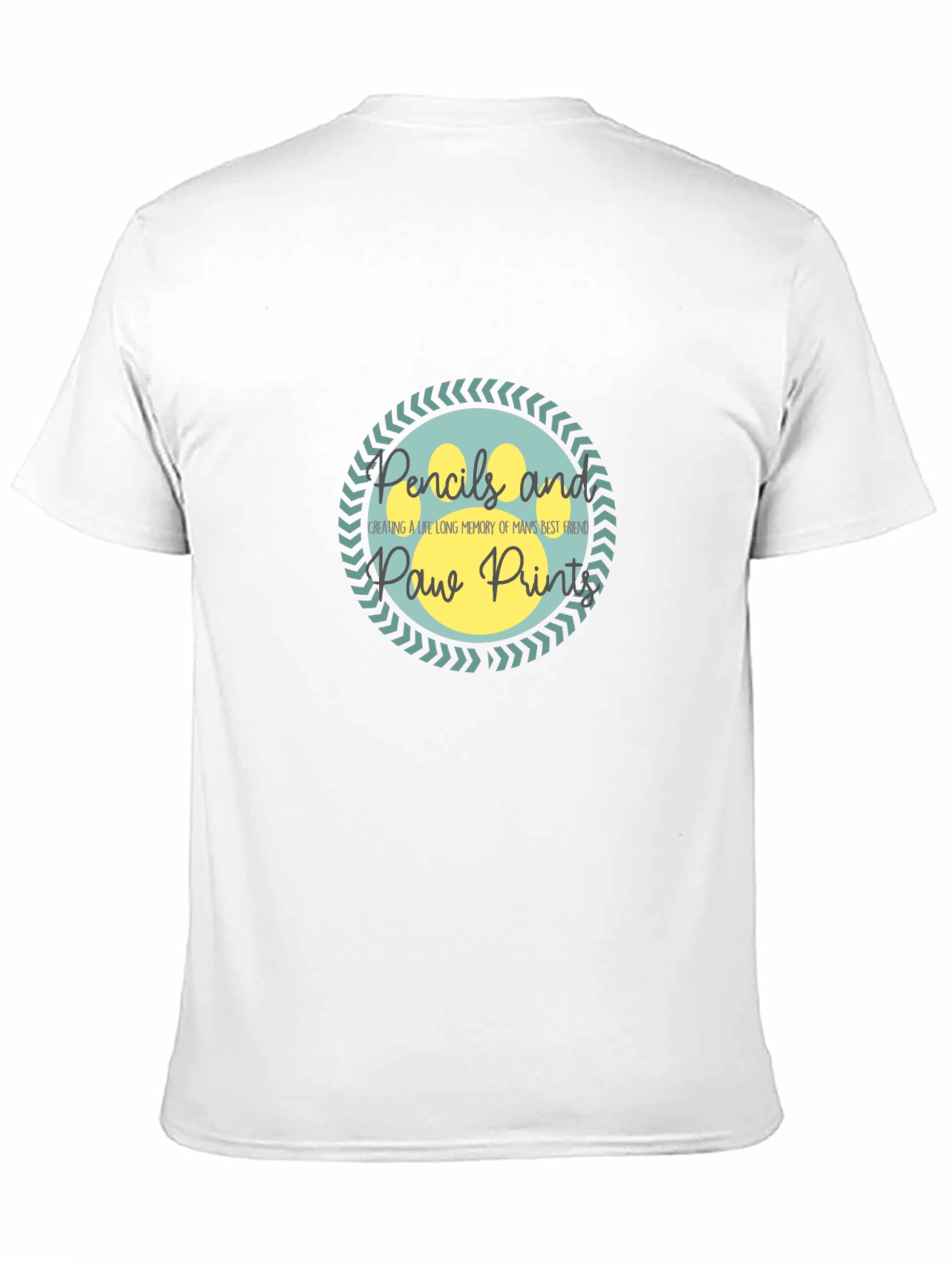 Pencils and Paw Prints T-Shirt