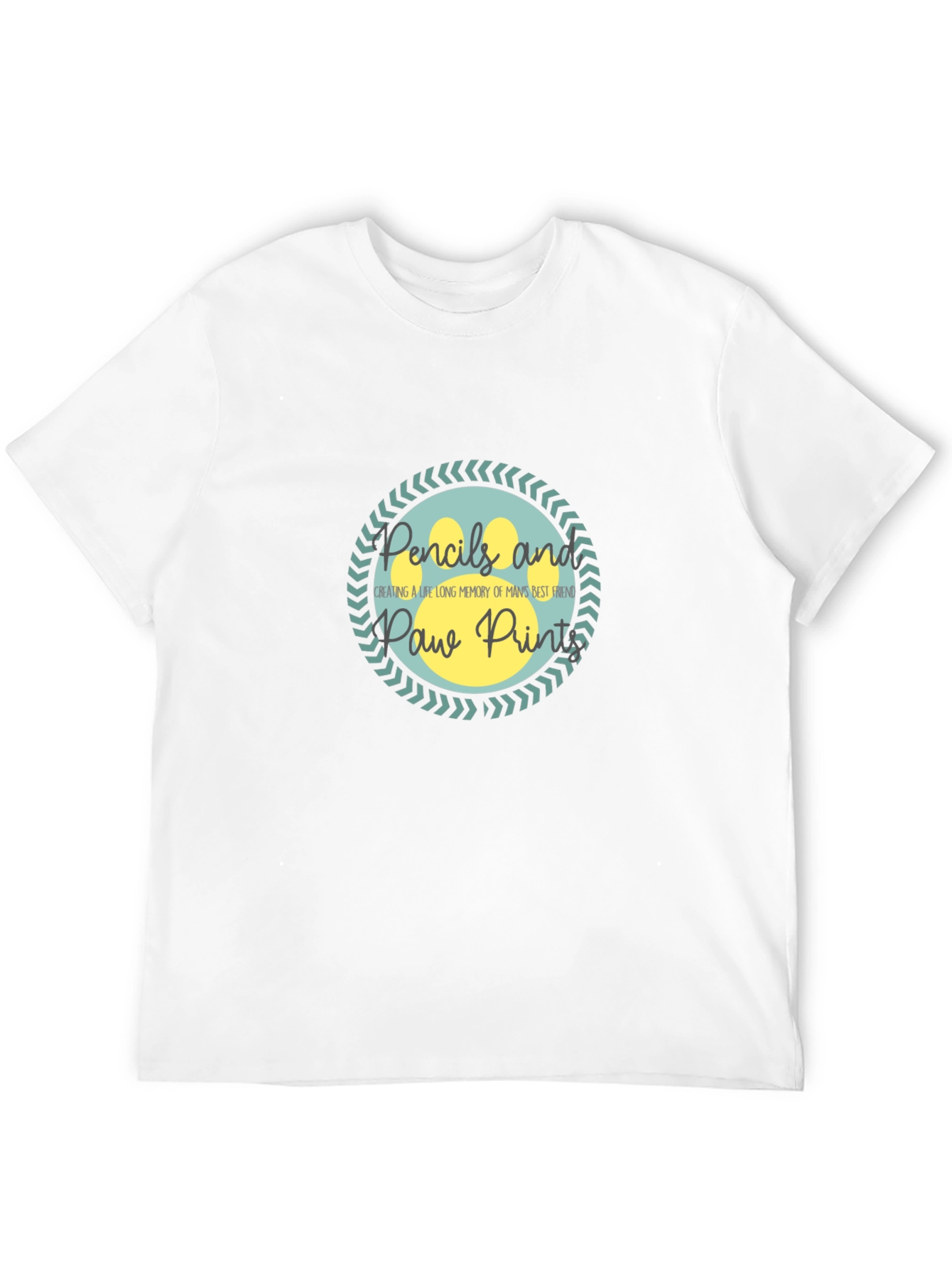 Pencils and Paw Prints T-Shirt