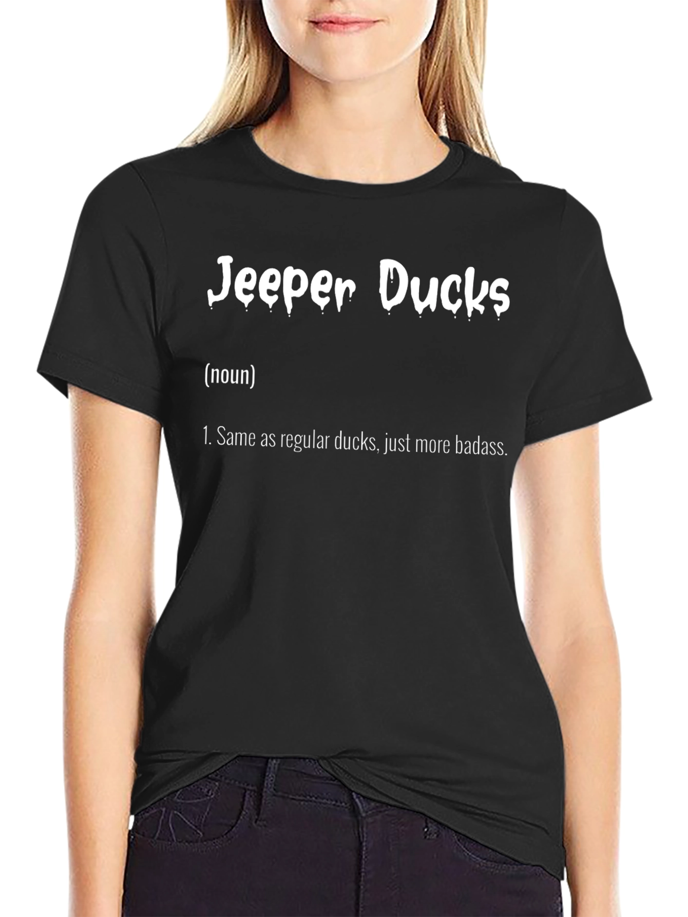 Jeeper Ducks Definition T-Shirt - Badass Duck Lovers Apparel