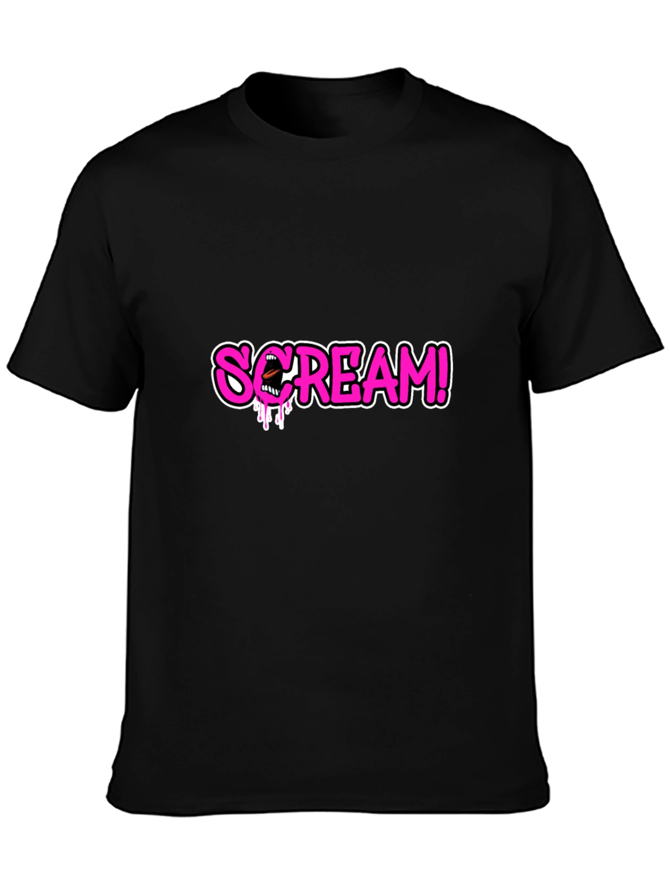 Scream! Graphic Tee - Black T-Shirt