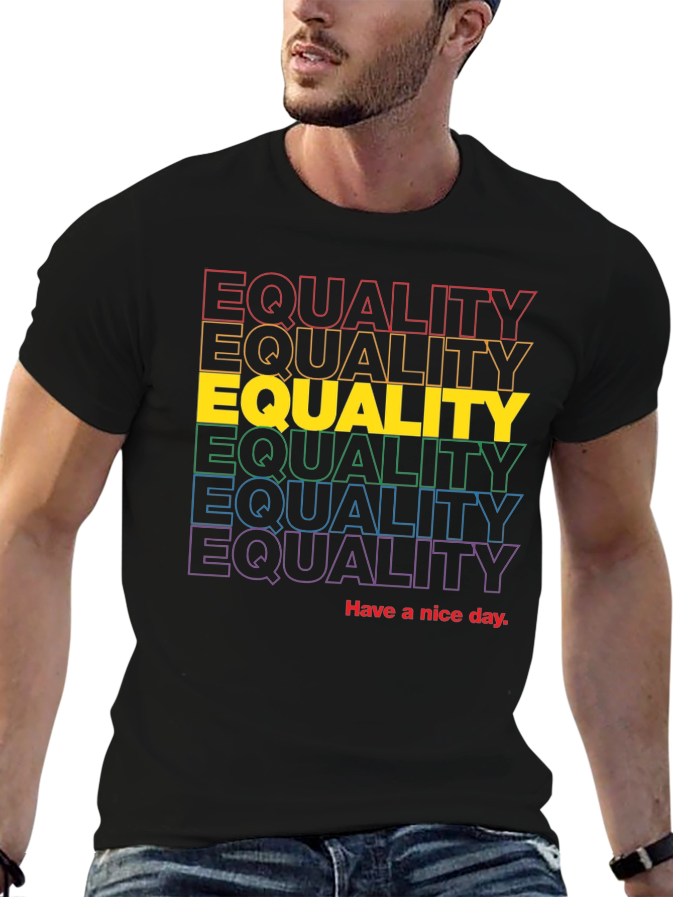 Equality Rainbow Tee - Pride Month Shirt