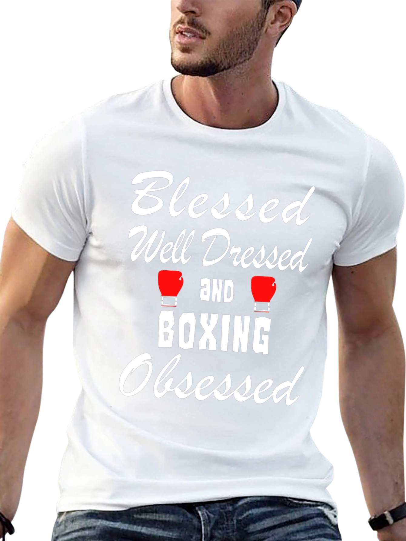 Blessed Well Dressed Boxing Obsessed T-Shirt